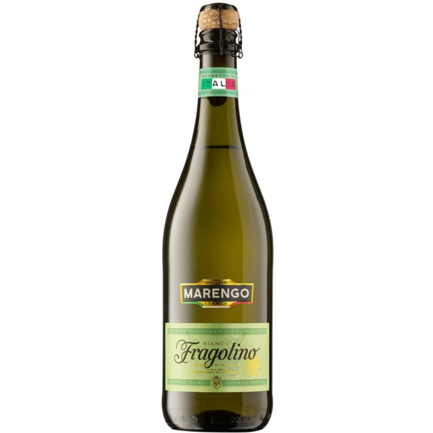 Напій винний Marengo Fragolino, білий, солодкий, 7,5%, 0,75 л - зображення 1