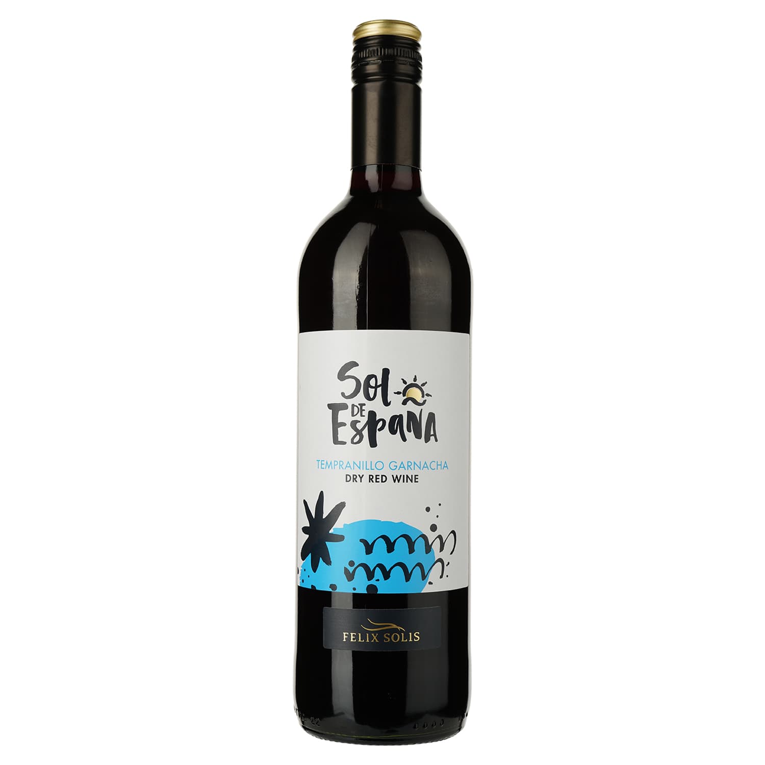 Вино Sol de Espana Tempranillo Garnacha, червоне, сухе, 12%, 0,75 л (842955) - зображення 1