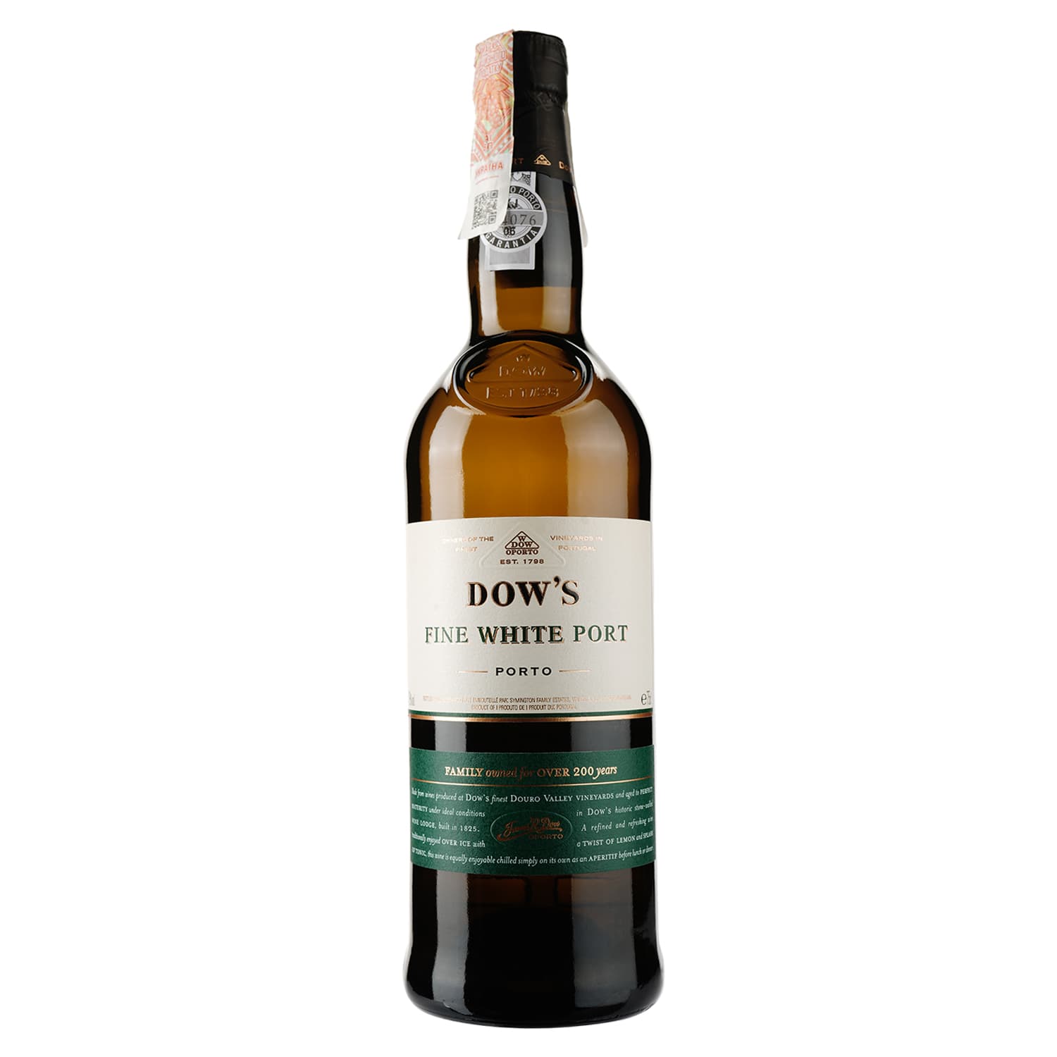 Портвейн Symington Family Estates Dow's Fine White DO, біле, солодке, 19%, 0,75 л (8000009452678) - зображення 1