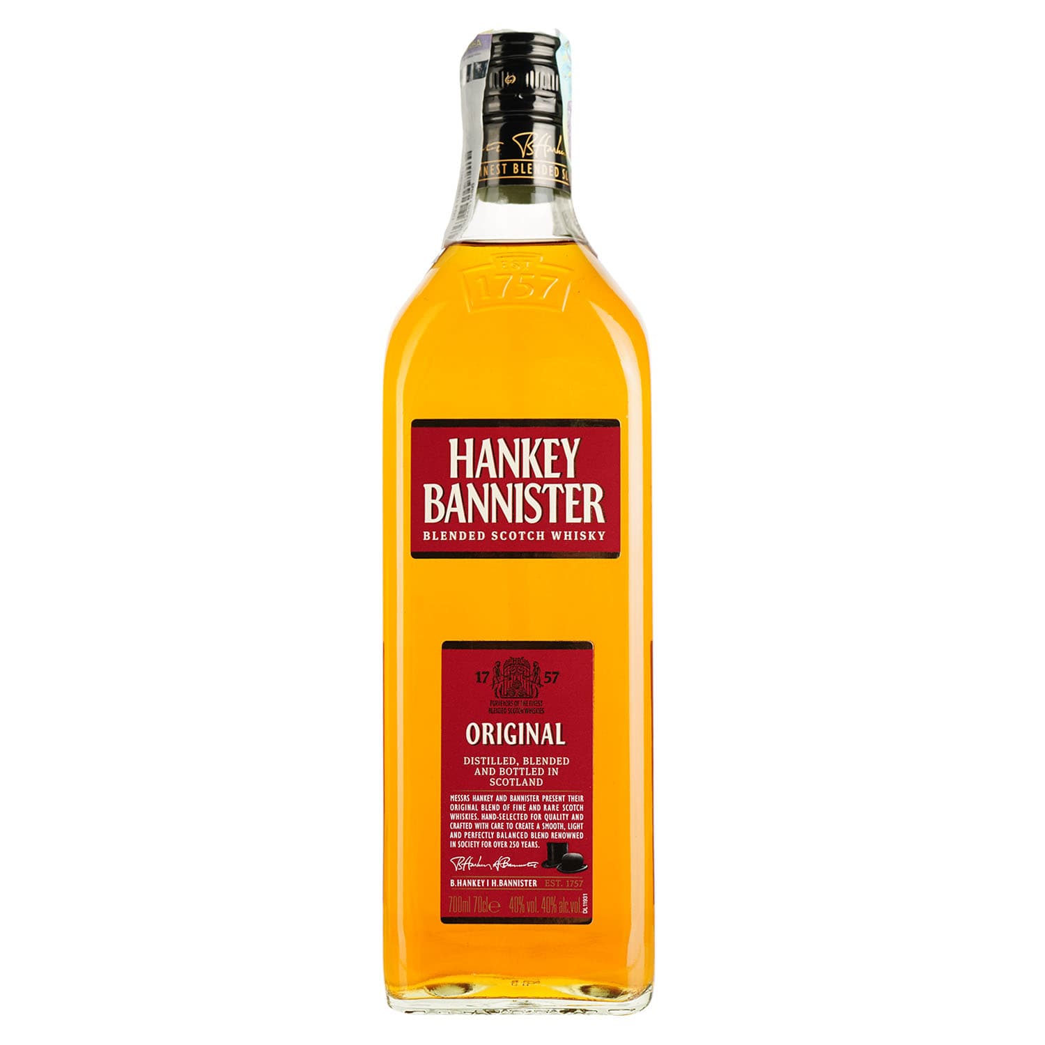 Віскі Hankey Bannister Original 40% 0.7 л - зображення 1