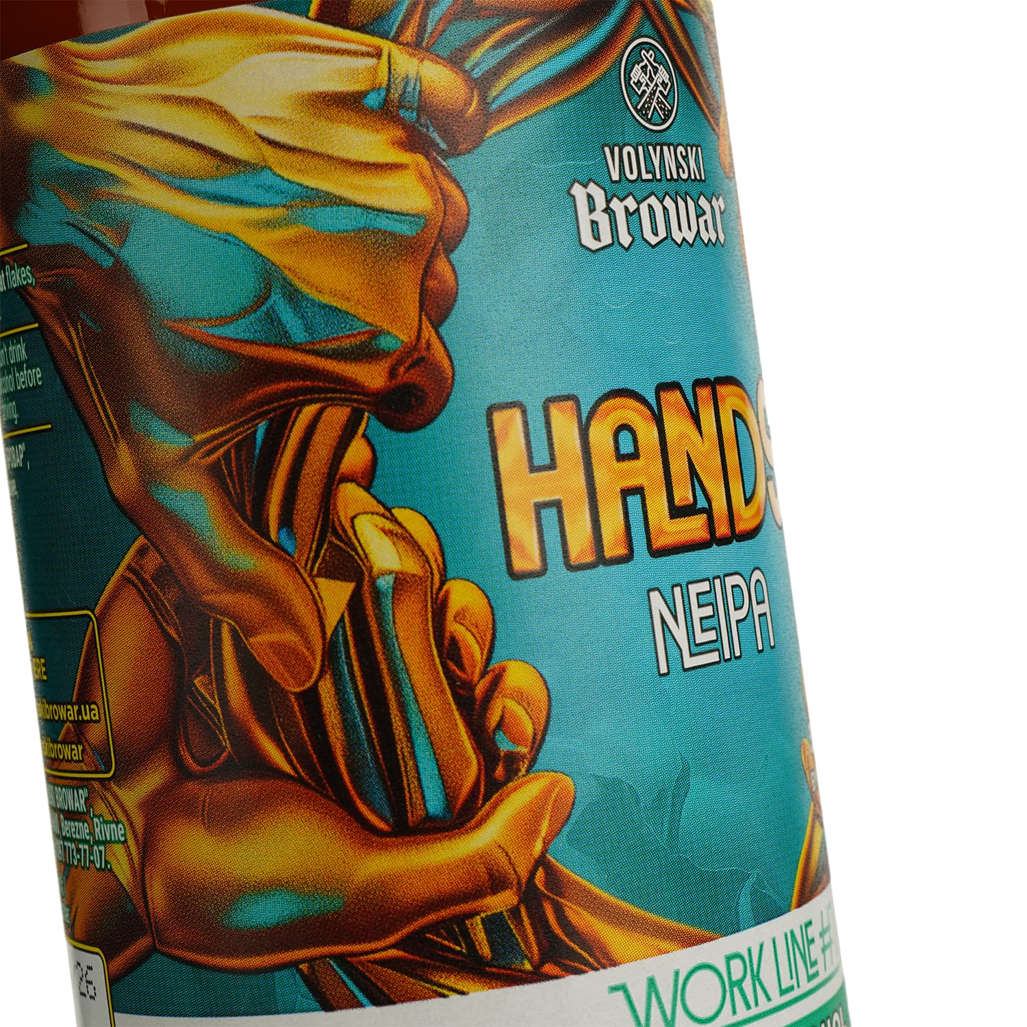 Пиво Volynski Browar Hands Work Line №1 світле 3% 0.35 л - зображення 3