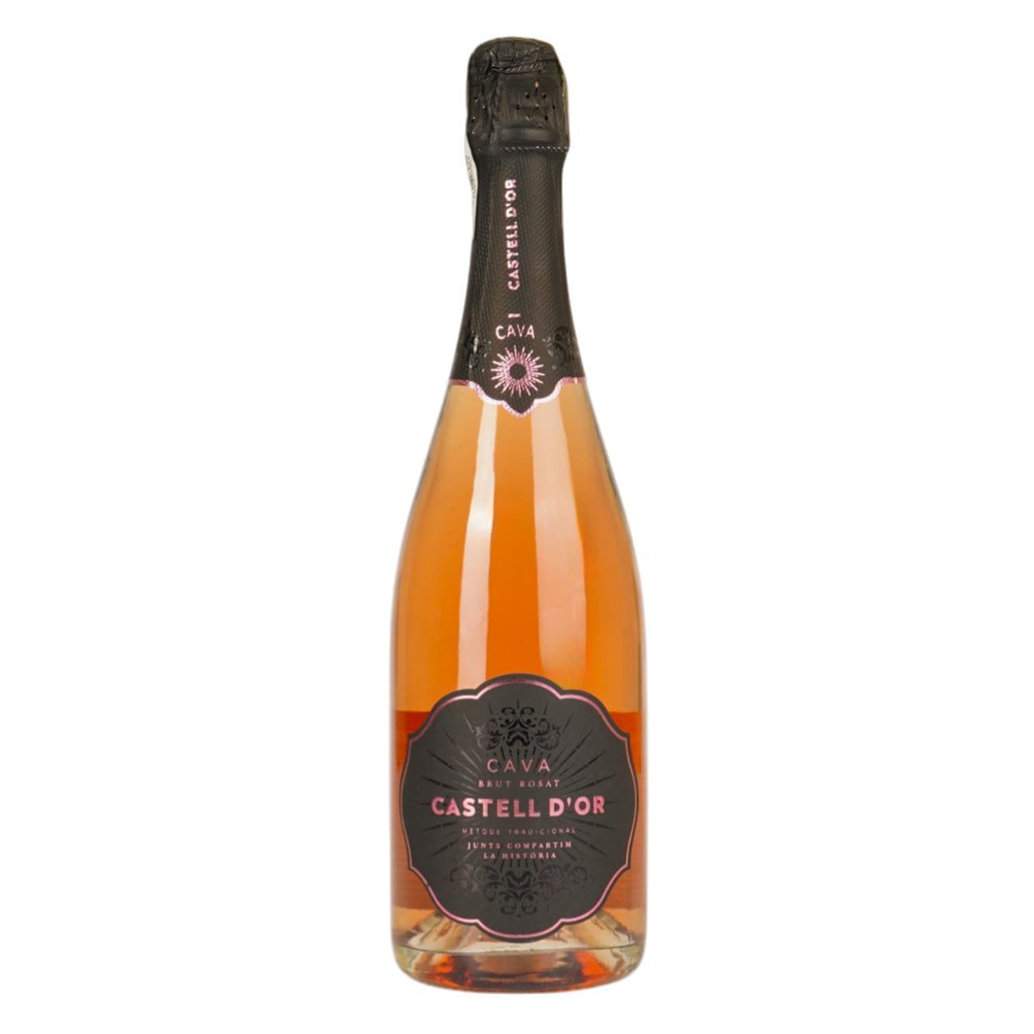Вино ігристе Castell d’Or Cava Brut Rose рожеве брют 0.75 л - зображення 1