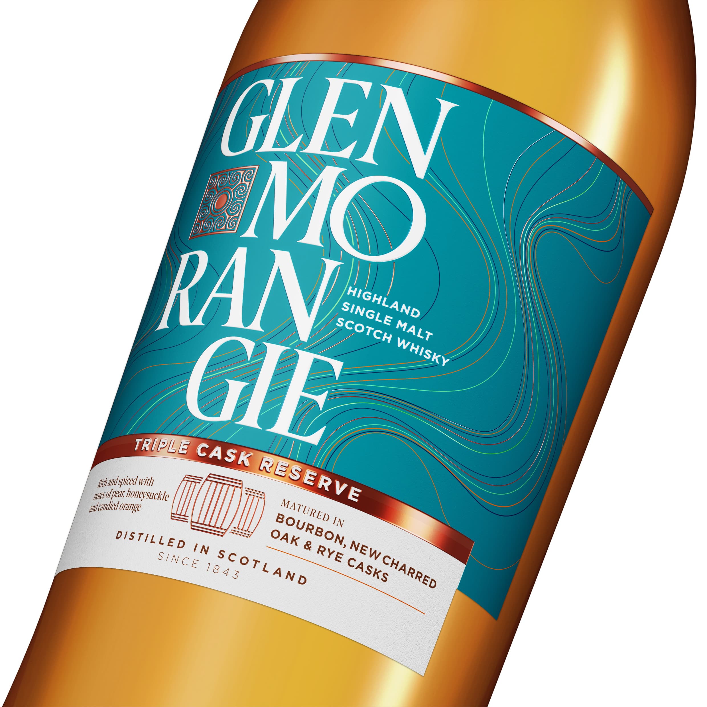Віскі Glenmorangie Triple Cask Reserve 40% 0.7л в подарунковій упаковці - зображення 5
