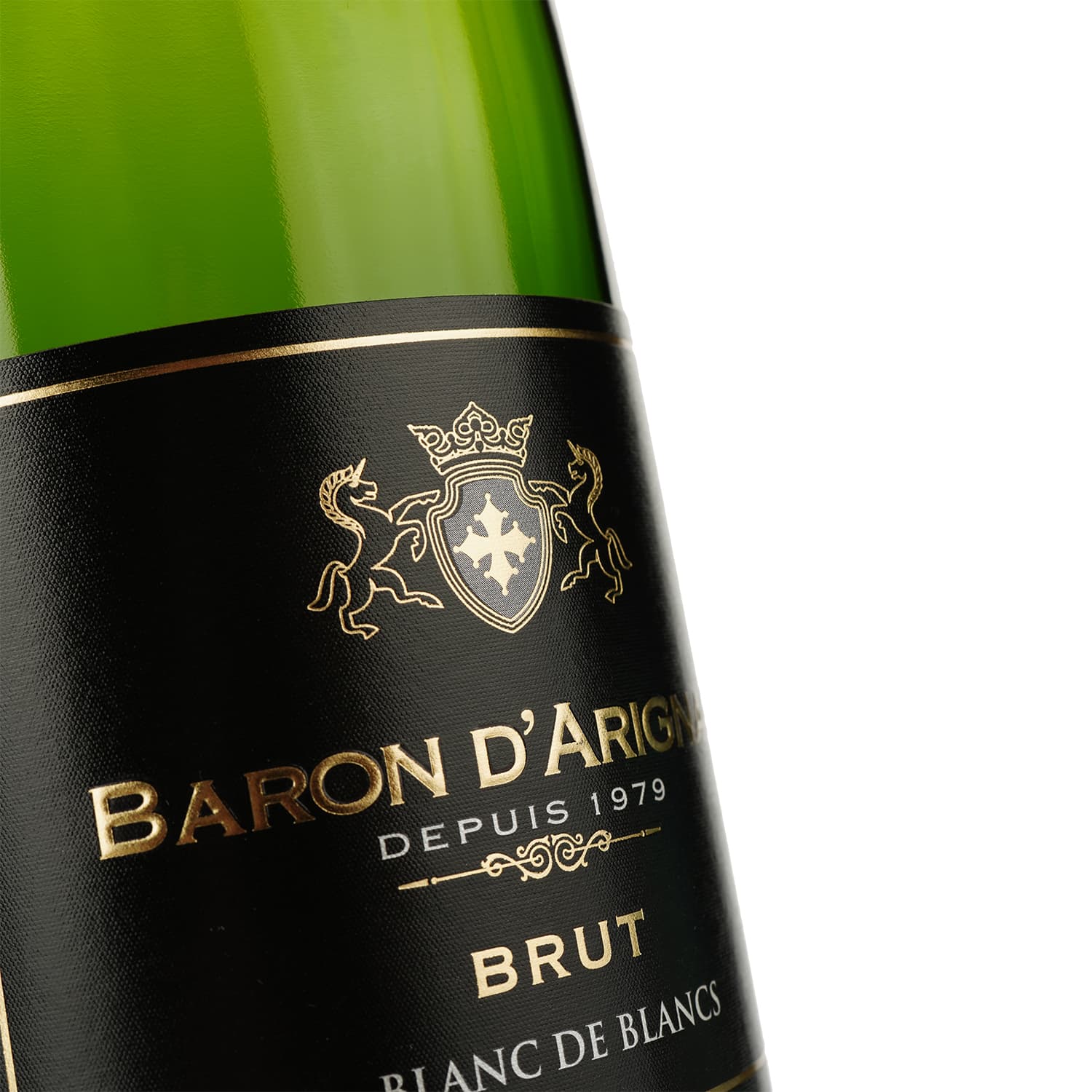 Вино ігристе Baron d'Arignac Brut Blanc de Blancs, біле, брют, 11%, 0,75 л (27762) - зображення 3