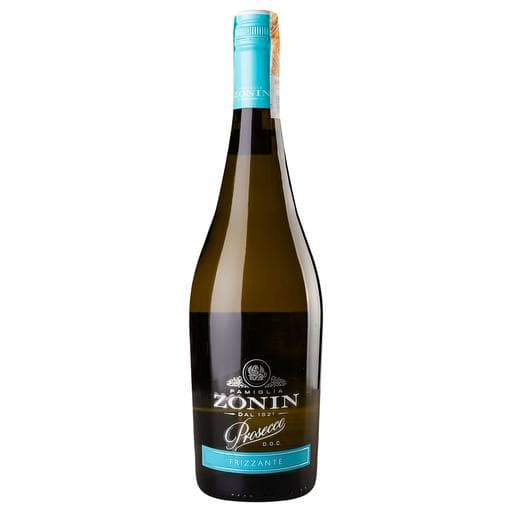 Вино ігристе Zonin Prosecco Frizzante DOC, біле, брют, 10,5%, 0,75 л - зображення 1