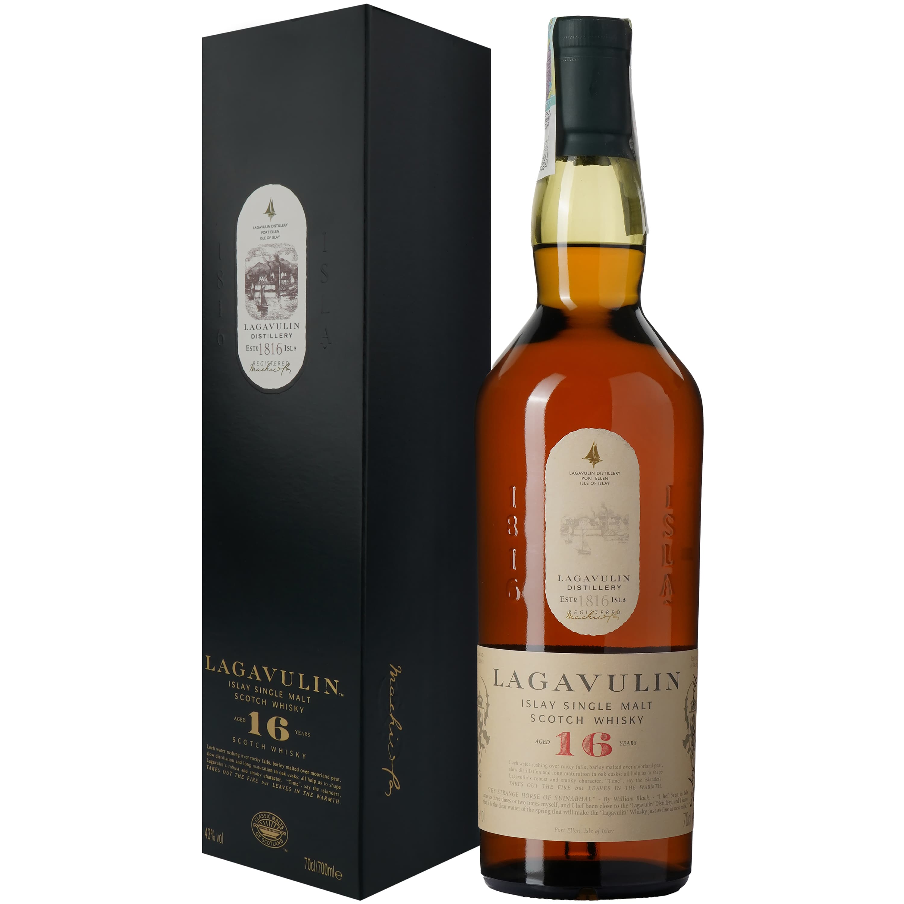Віскі Lagavulin 16 yo, в подарунковій упаковці, 43%, 0,7 л (421115) - зображення 1