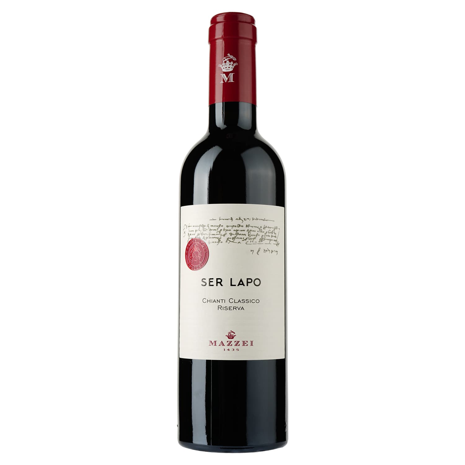 Вино Marchesi Mazzei Ser Lapo Chianti Classico Riserva DOCG, червоне, сухе, 0,375 л - зображення 1