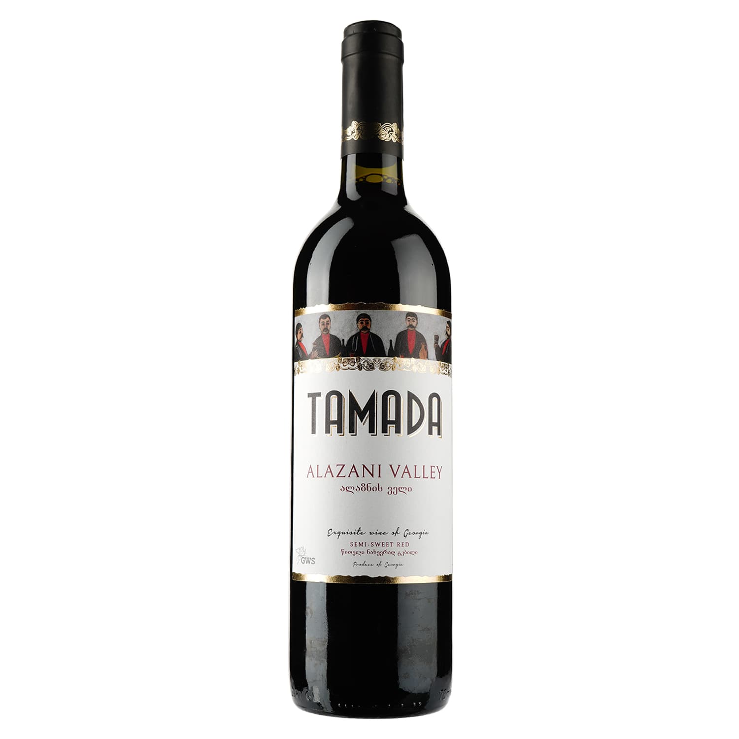 Вино Tamada Alazani Valley, червоне, напівсолодке, 11,5%, 0,75 л (840503) - зображення 1