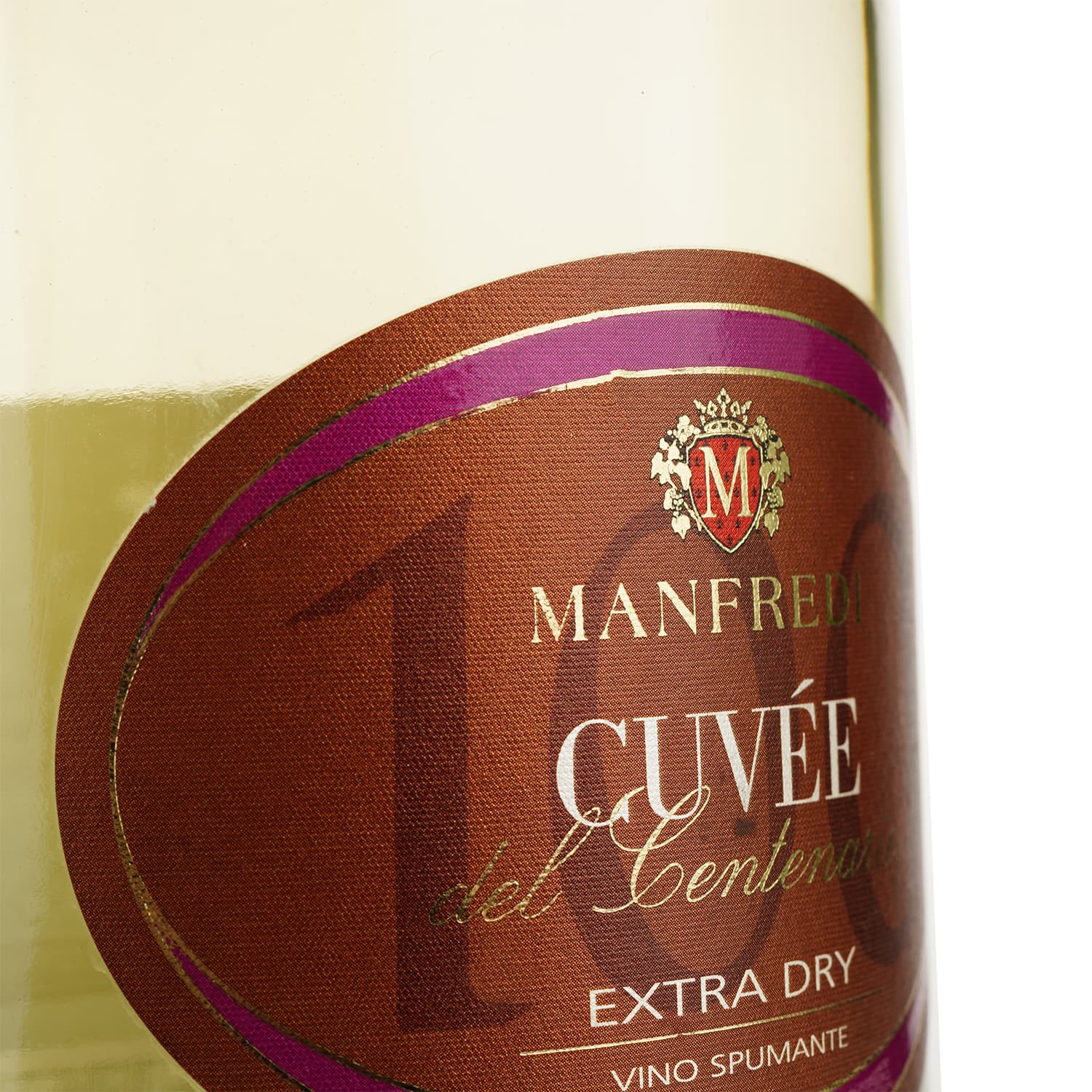 Вино ігристе Manfredi Centenario Cuvee Millisimato Extra Dry біле екстра сухе 0.75 л - зображення 3