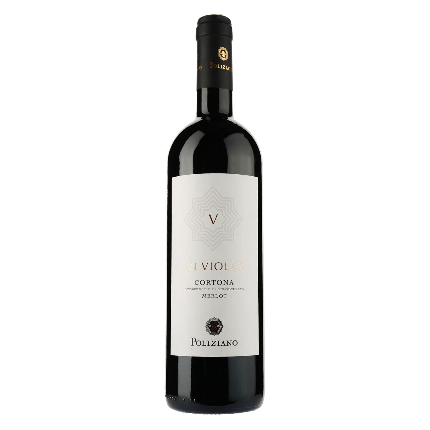 Вино Poliziano In Violas Cortona, червоне, сухе, 0,75 л - зображення 1