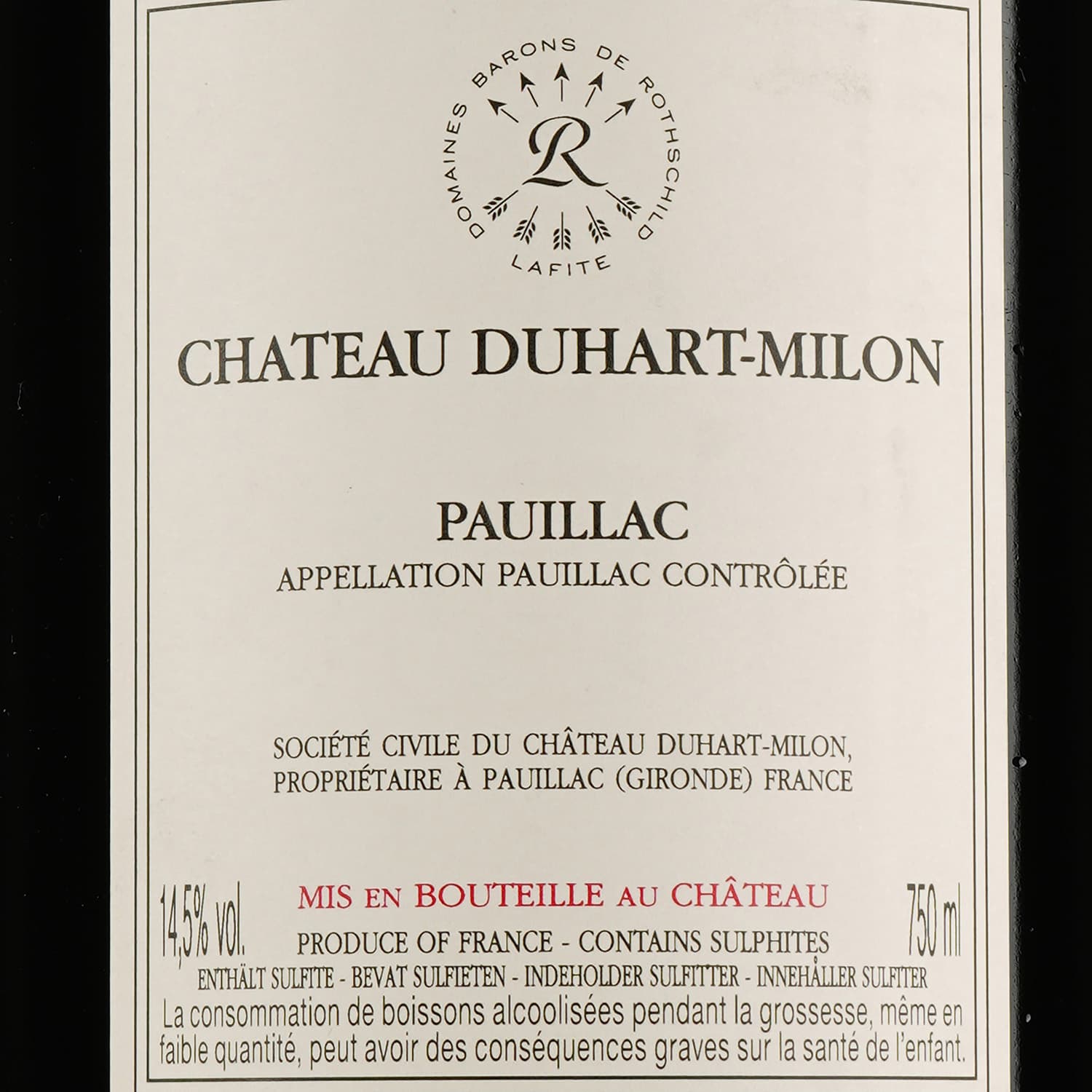 Вино Chateau Duhart-Milon 2018, червоне, сухе, 0,75 л - зображення 3