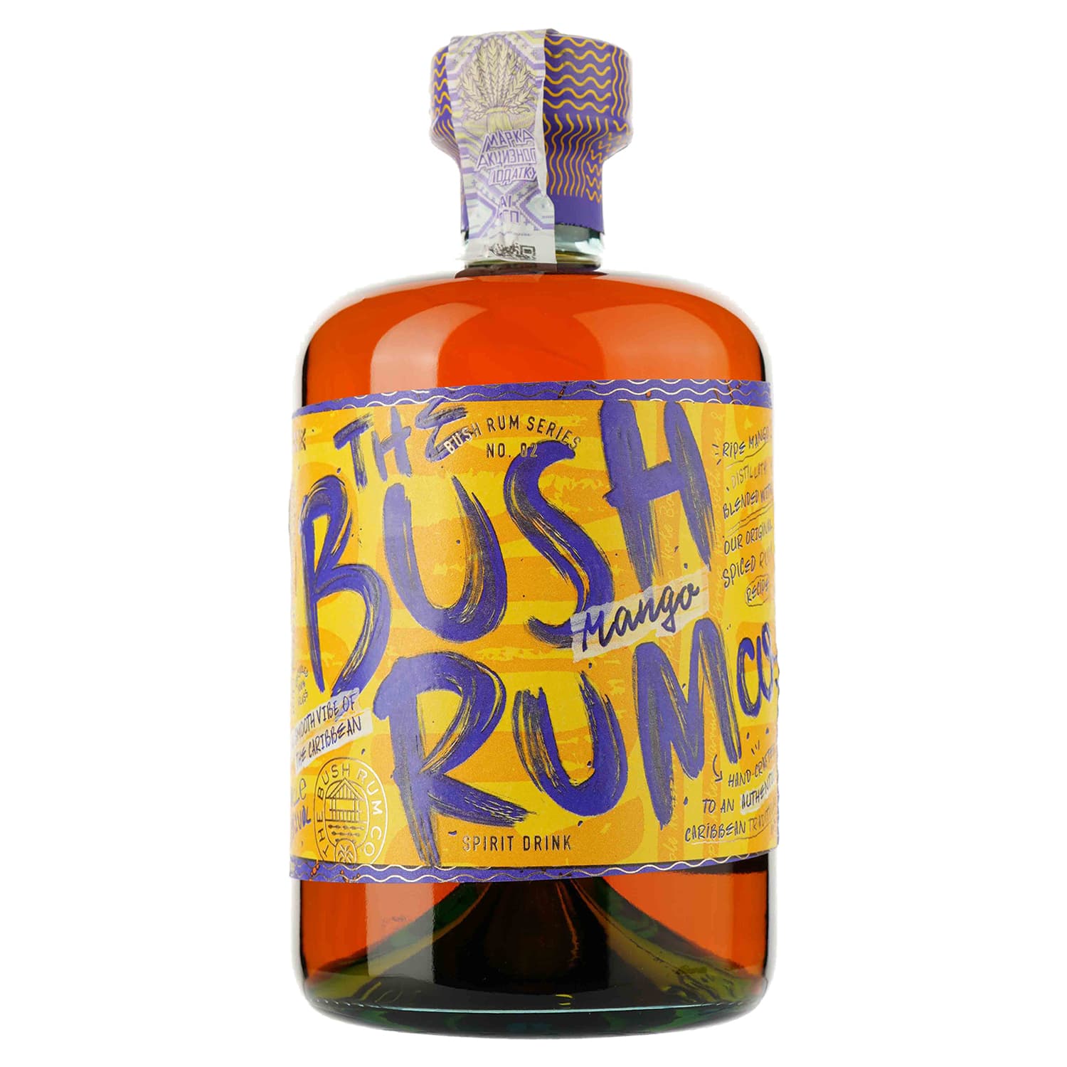 Ромовий напій The Bush Mango Rum, 37,5%, 0,7 л - зображення 1