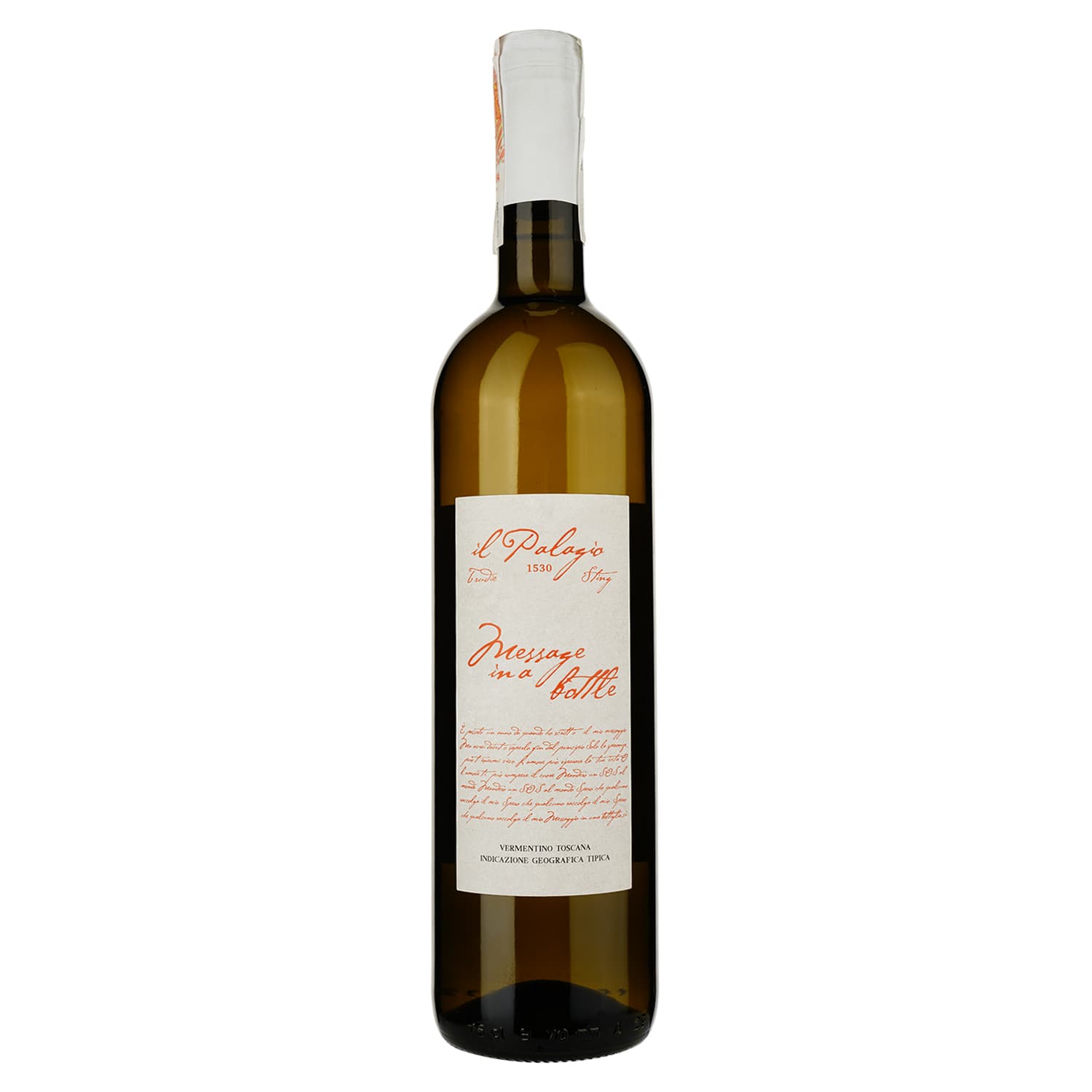 Вино Tenuta il Palagio Message in the Bottle, біле, сухе, 13%, 0,75 л (37158) - зображення 1