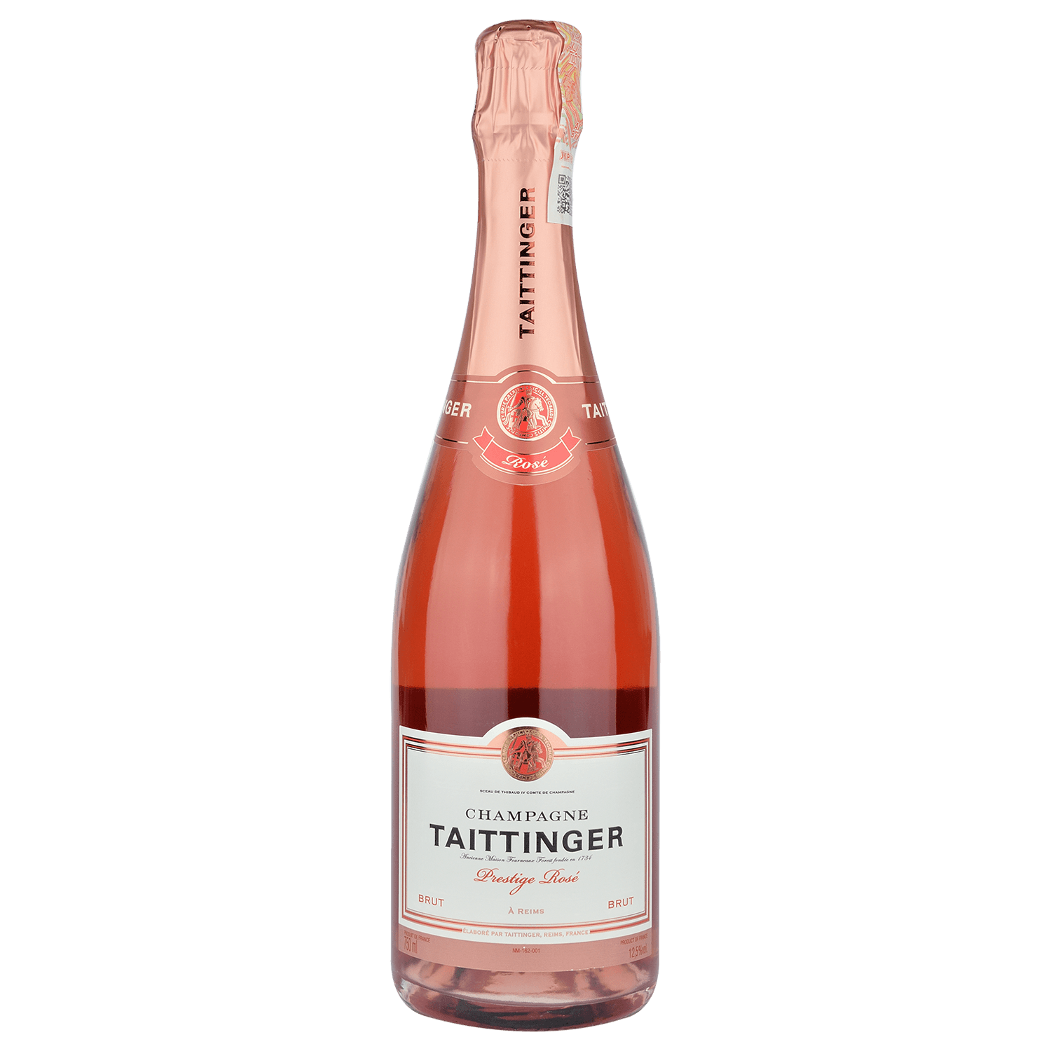 Шампанське Taittinger Prestige Rose, рожеве, брют, 12,5%, 0,75 л (4659) - зображення 1