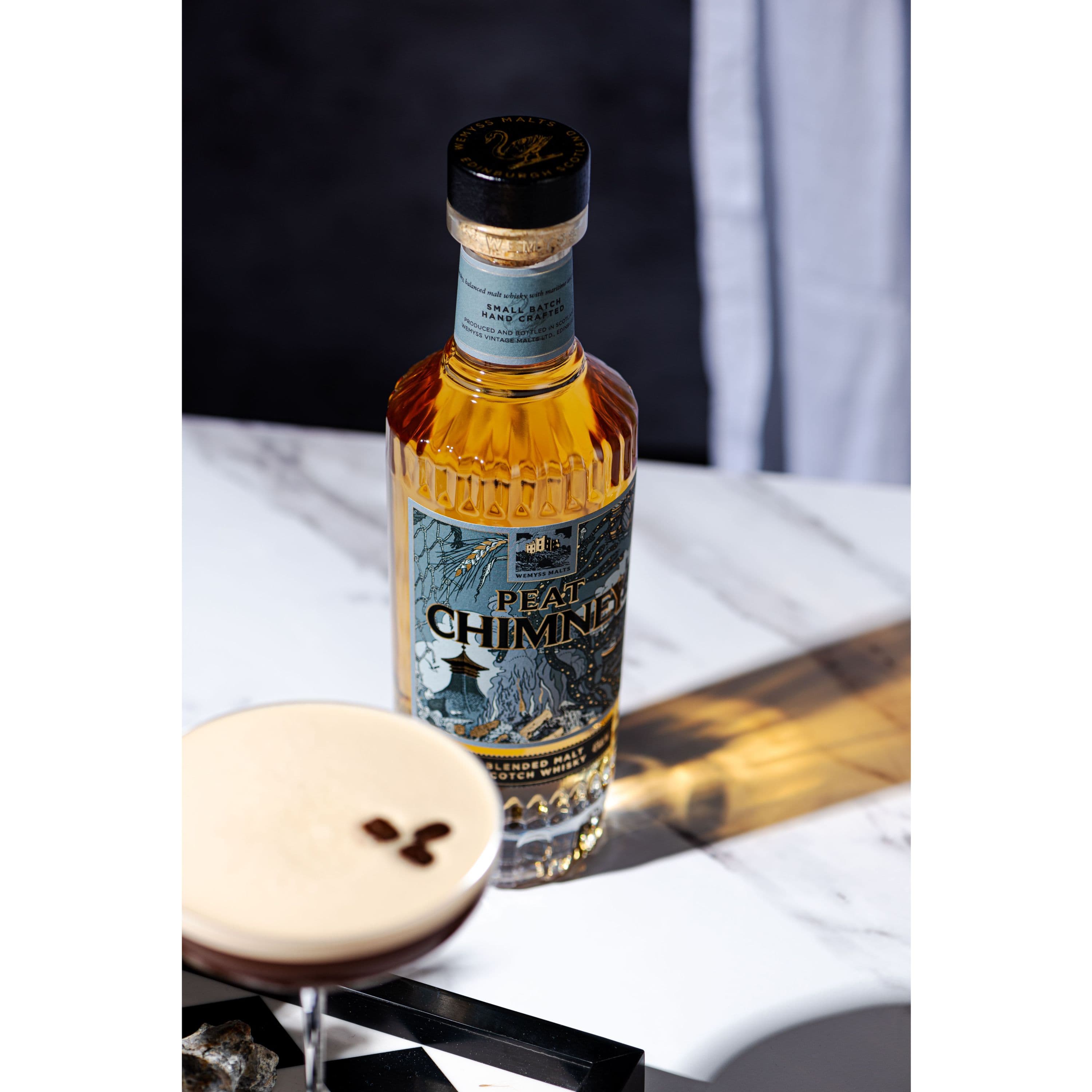 Віскі Wemyss Malts Peat Chimney Blended Malt 46% 0.7 л в подарунковій упаковці - зображення 8