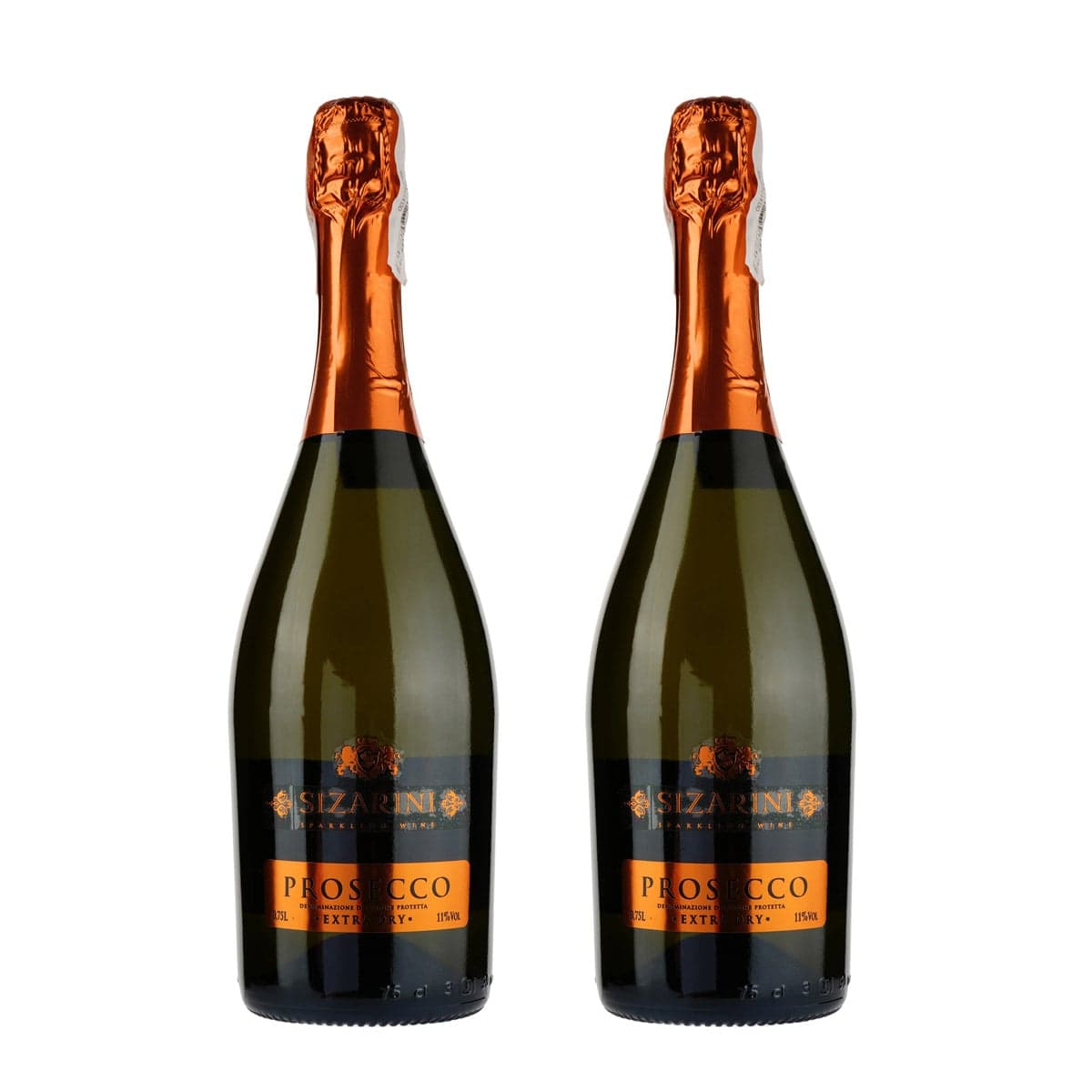 Вино ігристе Sizarini Prosecco біле сухе 1.5 л (0.75 л x 2 шт.) - зображення 1
