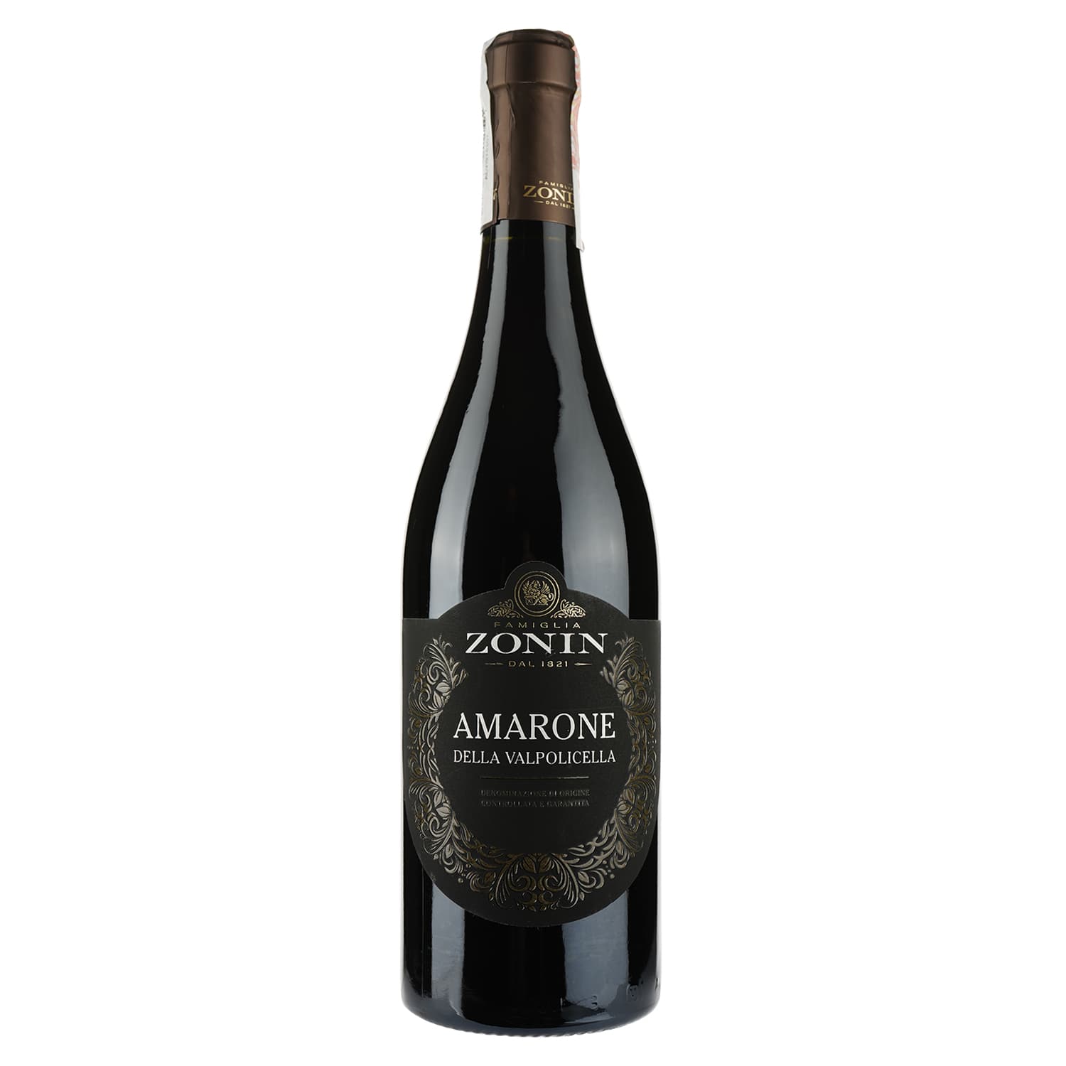 Вино Zonin Amarone della Valpolicella Classico, червоне, сухе, 15,5%, 0,75 л (37665) - зображення 1