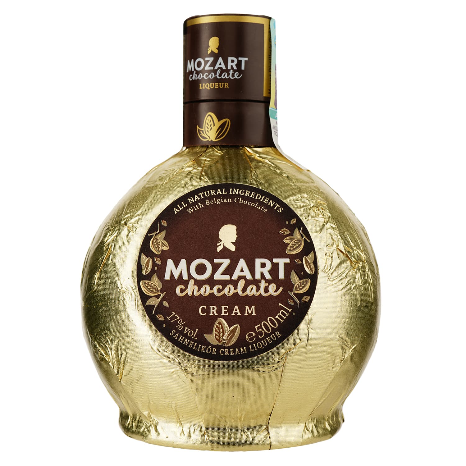 Лікер Mozart Chocolate Cream Gold, 17%, 0,5 л (431296) - зображення 1