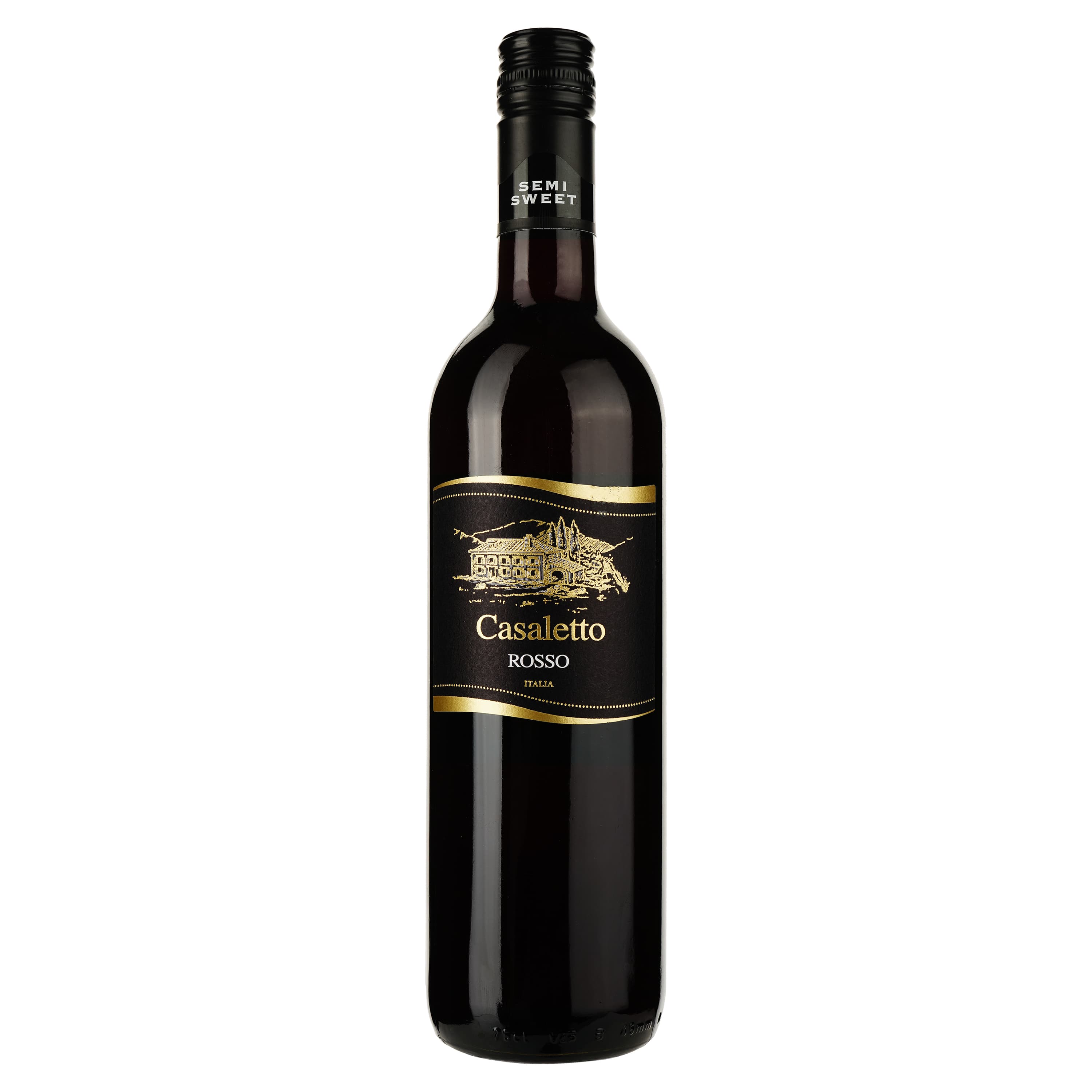 Вино Casaletto Rosso semi sweet 10.5% 0.75 л (550859) - зображення 1