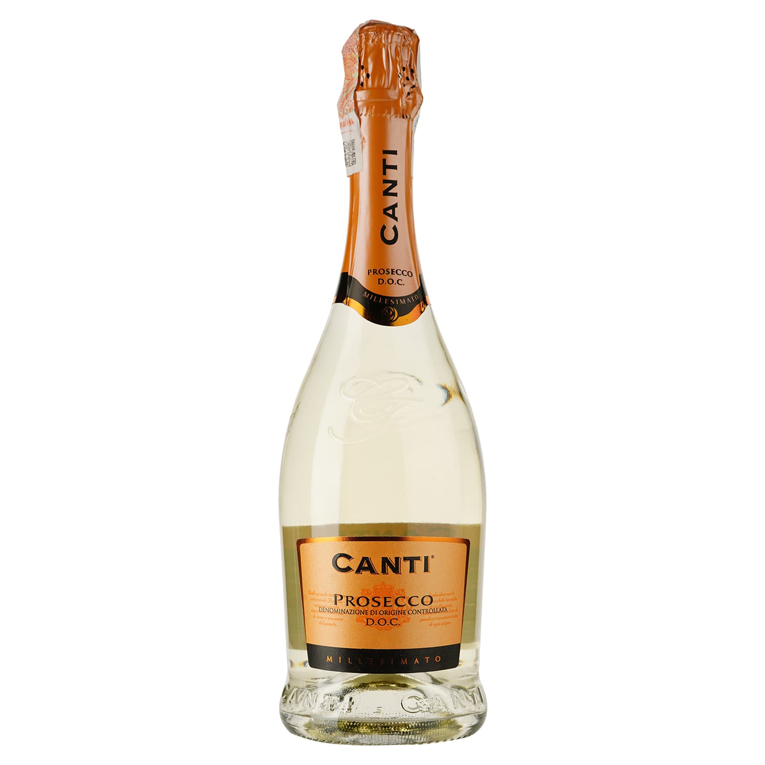 Ігристе вино Canti Prosecco Millesimato, 11%, 0,75 л + 2 келихи, в подарунковій упаковці - зображення 2