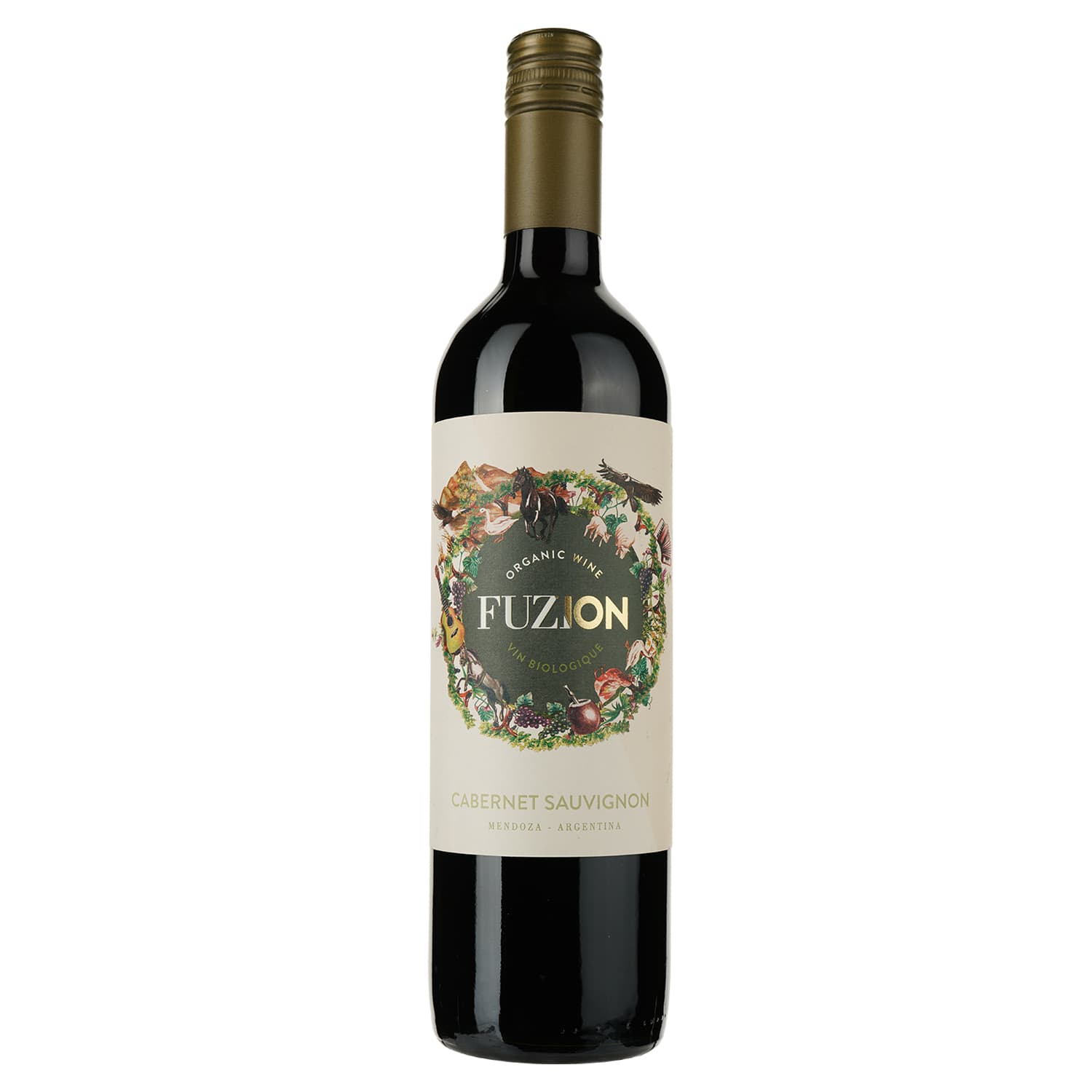 Вино Fuzion Organic Cabernet Sauvignon, червоне, сухе, 13,5%, 0,75 л (37653) - зображення 1