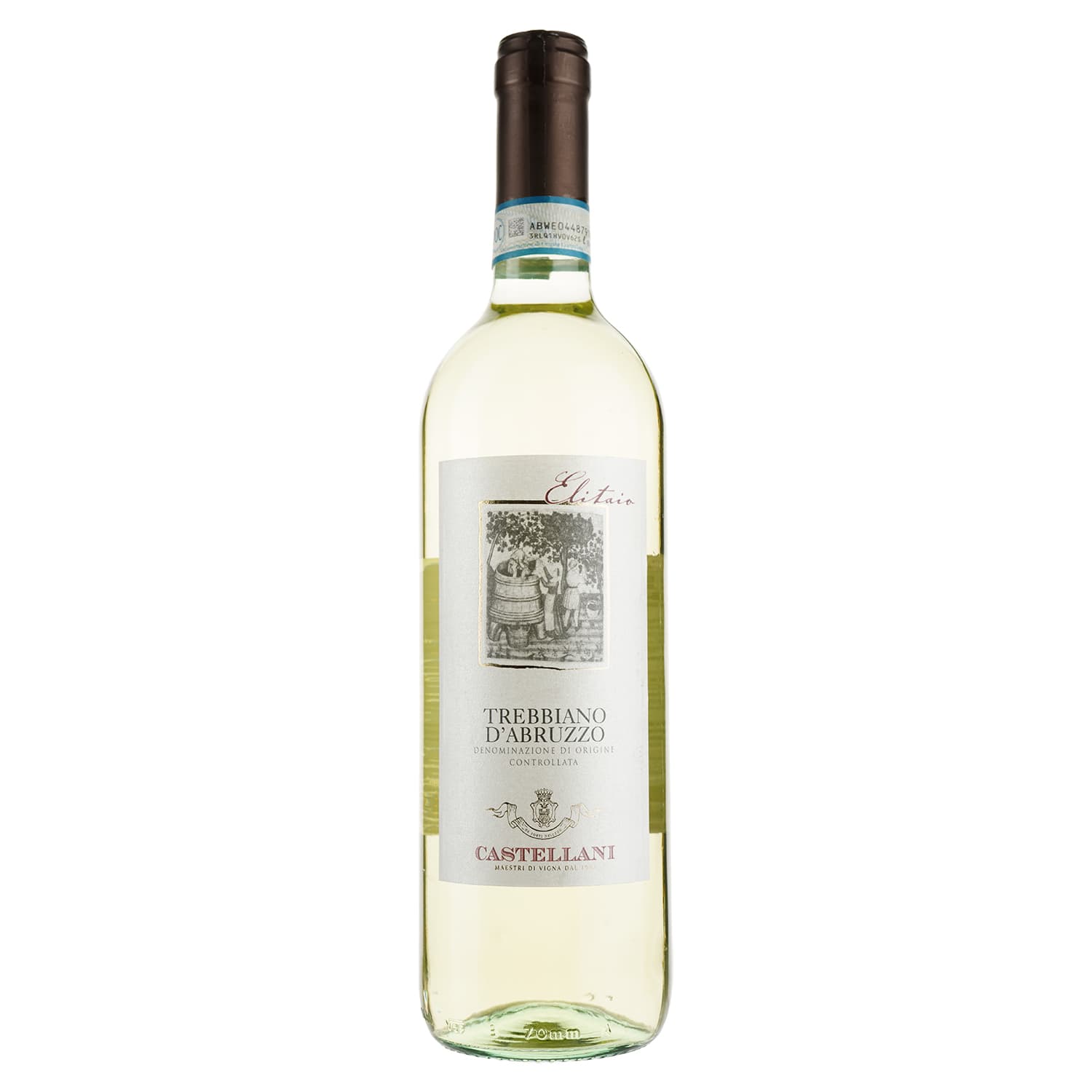 Вино Castellani Trebbiano D'Abruzzo Elitaio DOC, біле, сухе, 12%, 0,75 л - зображення 1