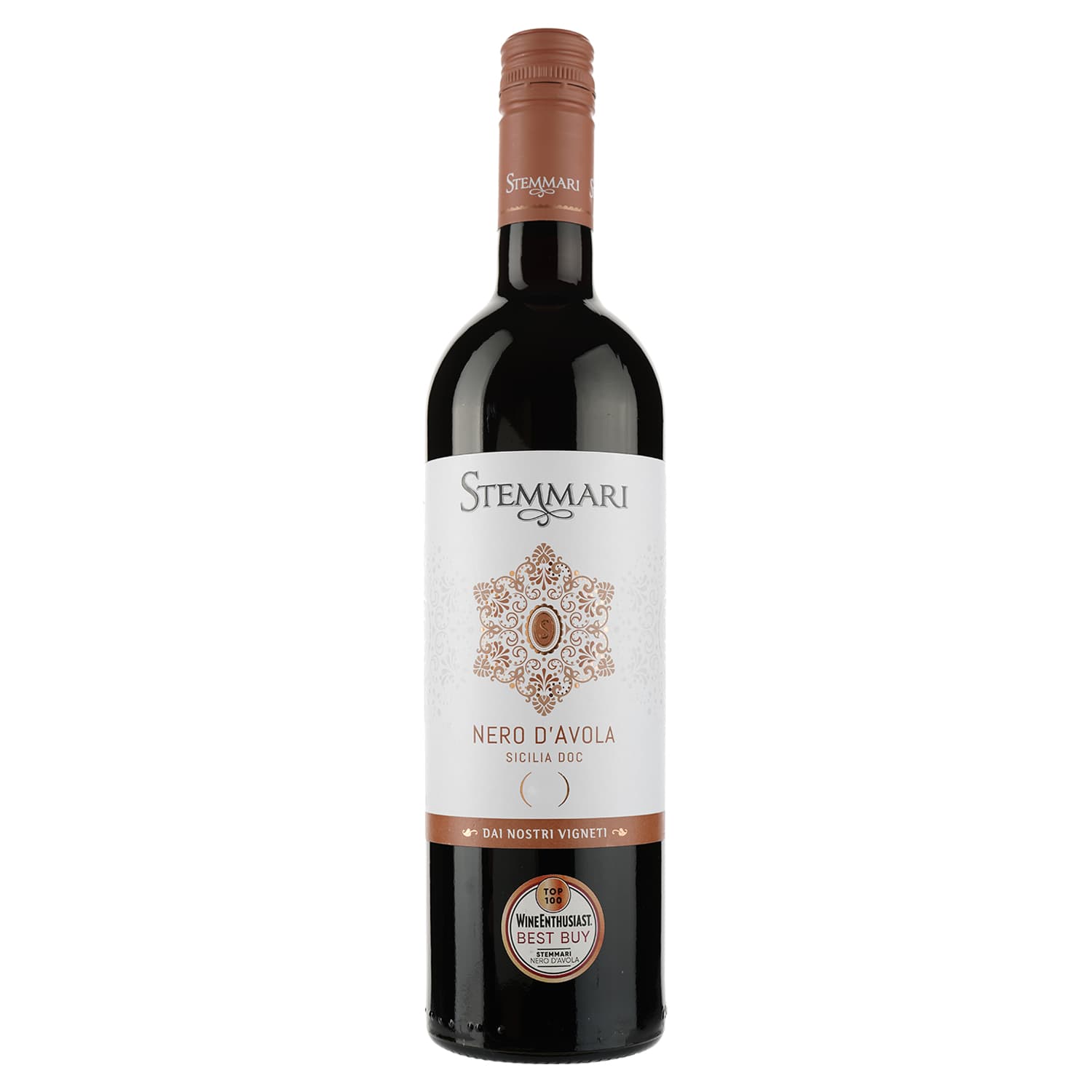 Вино Stemmari Nero dAvola Sicilia, червоне, напівсухе, 13%, 0,75 л - зображення 1