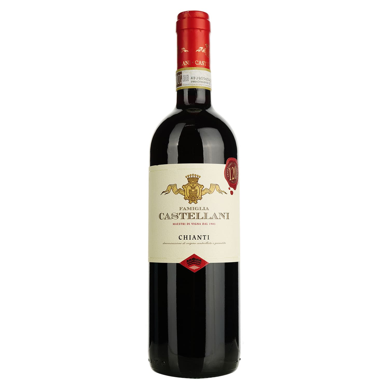 Вино Castellani Chianti DOCG, червоне, сухе, 12%, 0,75 л - зображення 1