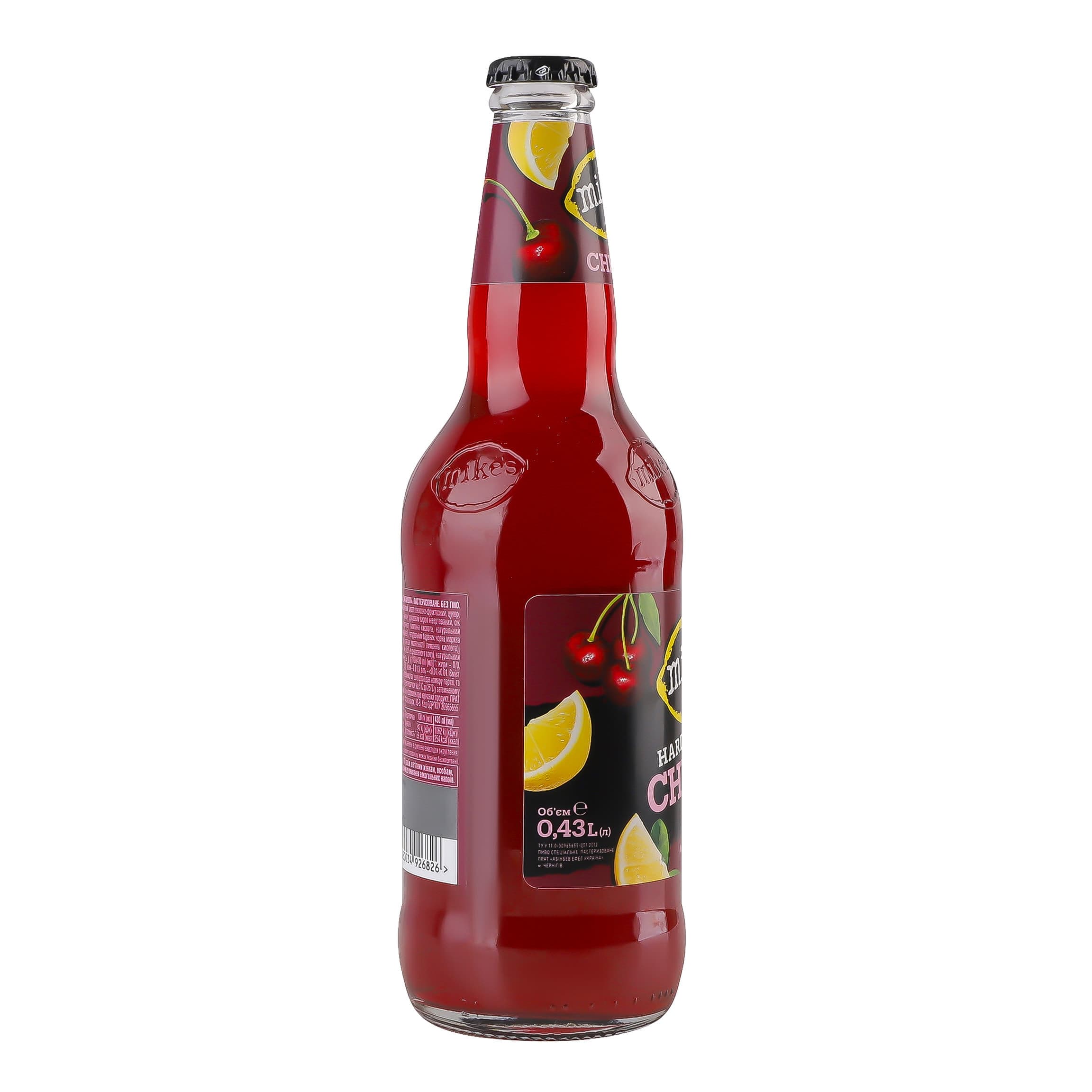 Пиво Mike's Hard Drink Cherry 4.4% 0.43 л - зображення 3
