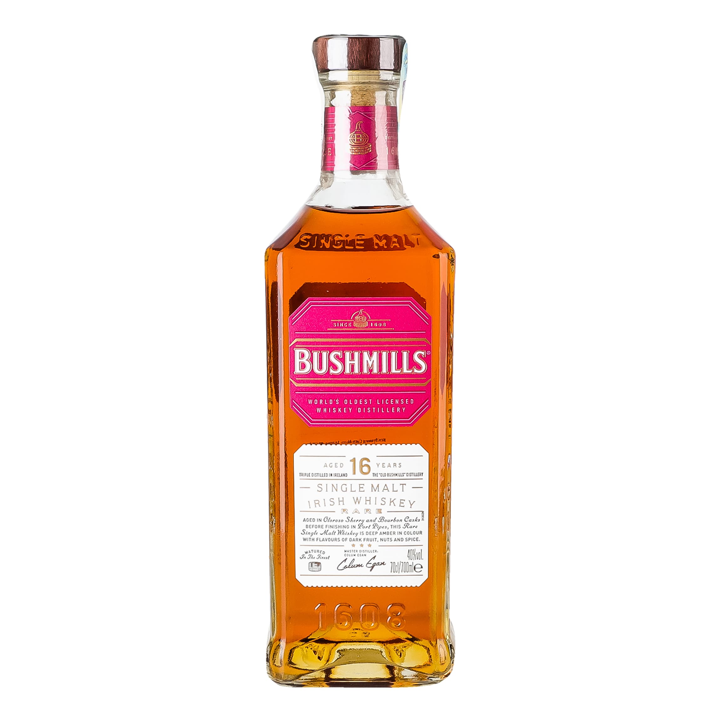 Віскі Bushmills Single Malt 16 років витримки 40% 0.7 л у подарунковому пакуванні - зображення 6