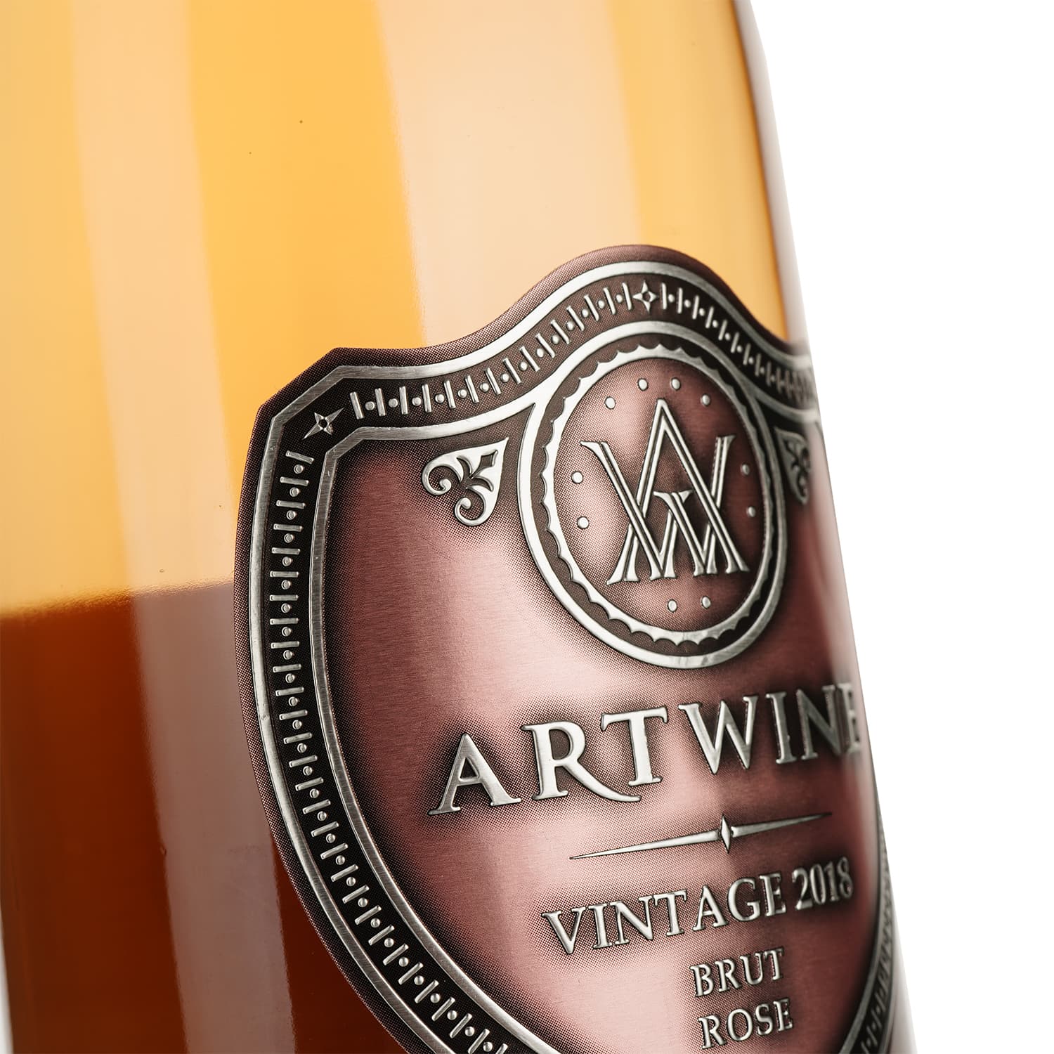 Вино ігристе Artwine, рожеве, напівсухе, 10-13,5%, 0,75 л (834424) - зображення 3