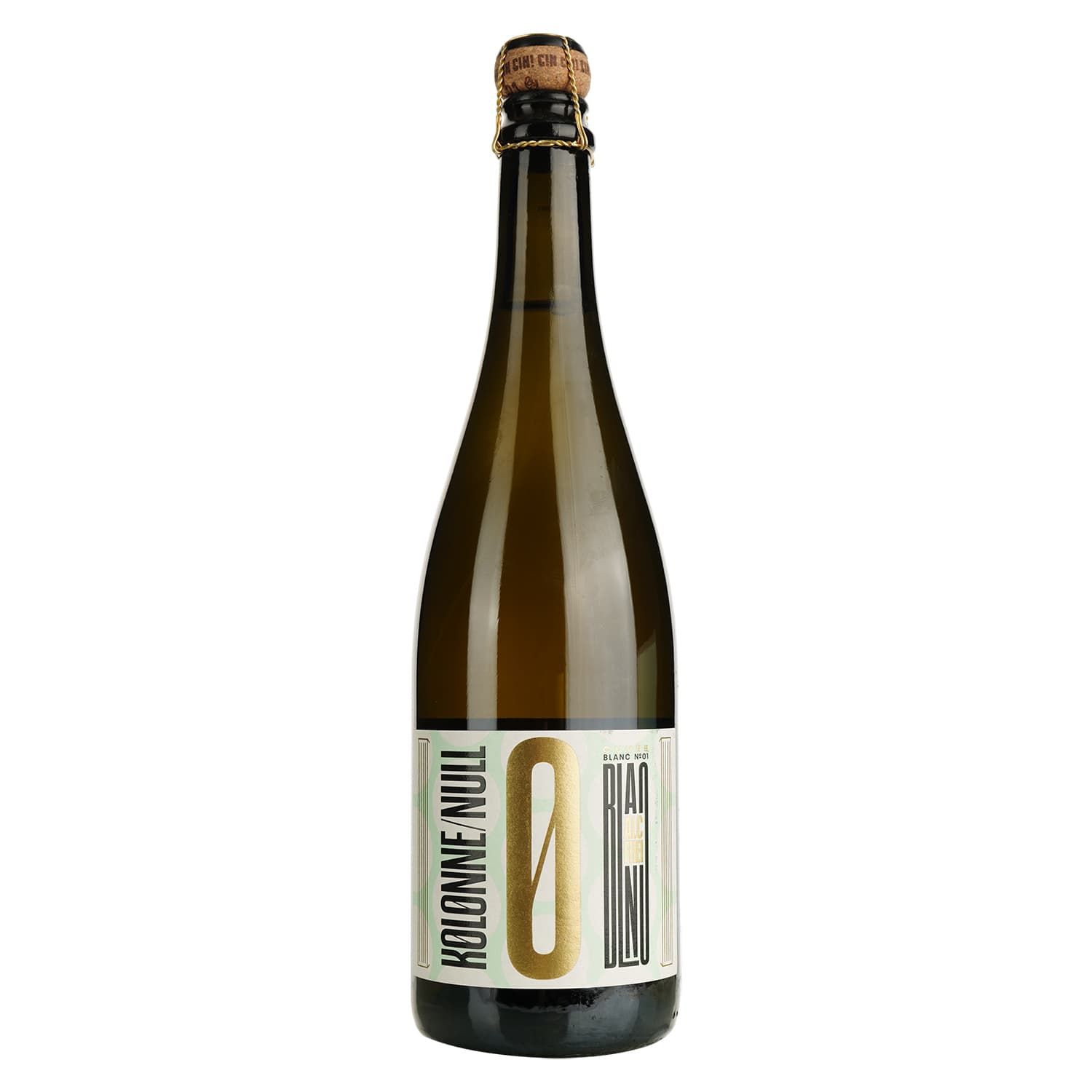 Вино ігристе безалкогольне Kolonne Null Cuvee Blanc Sparkling біле напівсолодке 0.75 л - зображення 1