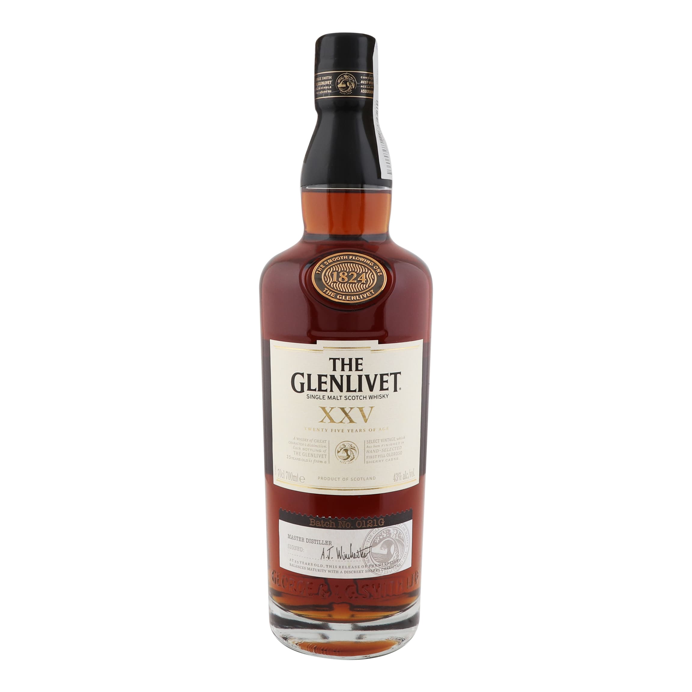 Віскі The Glenlivet 25 yo Single Malt Scotch Whisky 43% 0.7 л у подарунковому пакуванні - зображення 6