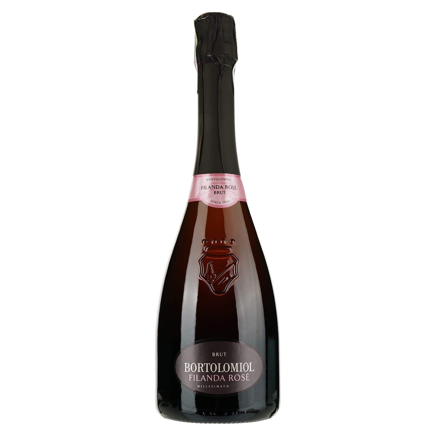 Вино ігристе Bortolomiol Filanda Rose, рожеве, брют, 12%, 0,75 л (96290) - зображення 1