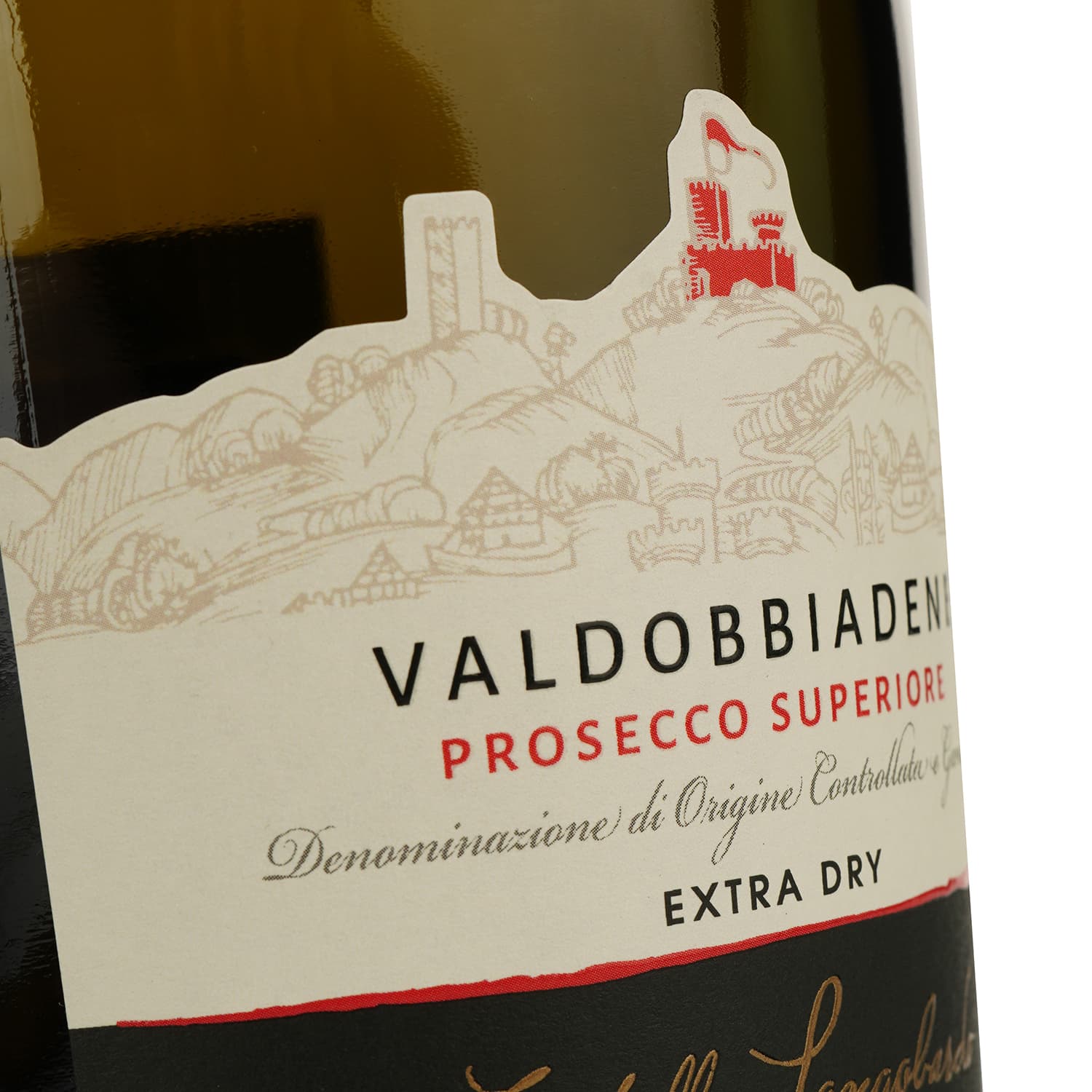 Вино ігристе Castello Longobardo Prosecco Valdobbiadene Superiore Spumante Extra Dry 11% біле сухе 0.75 л - зображення 4