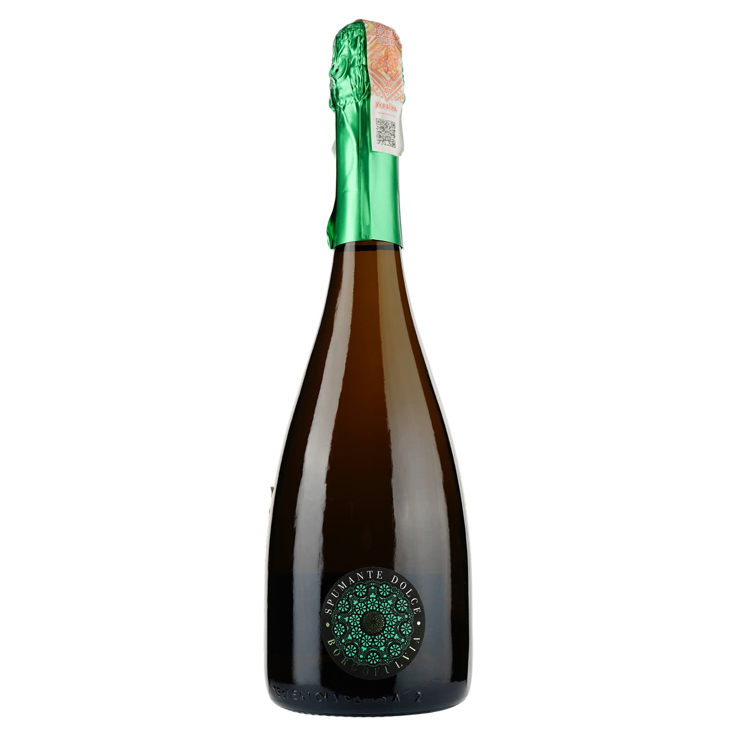 Ігристе вино Borgofulvia Spumante Bianco dolce, біле, напівсолодке, 9,5%, 0,75 л - зображення 1