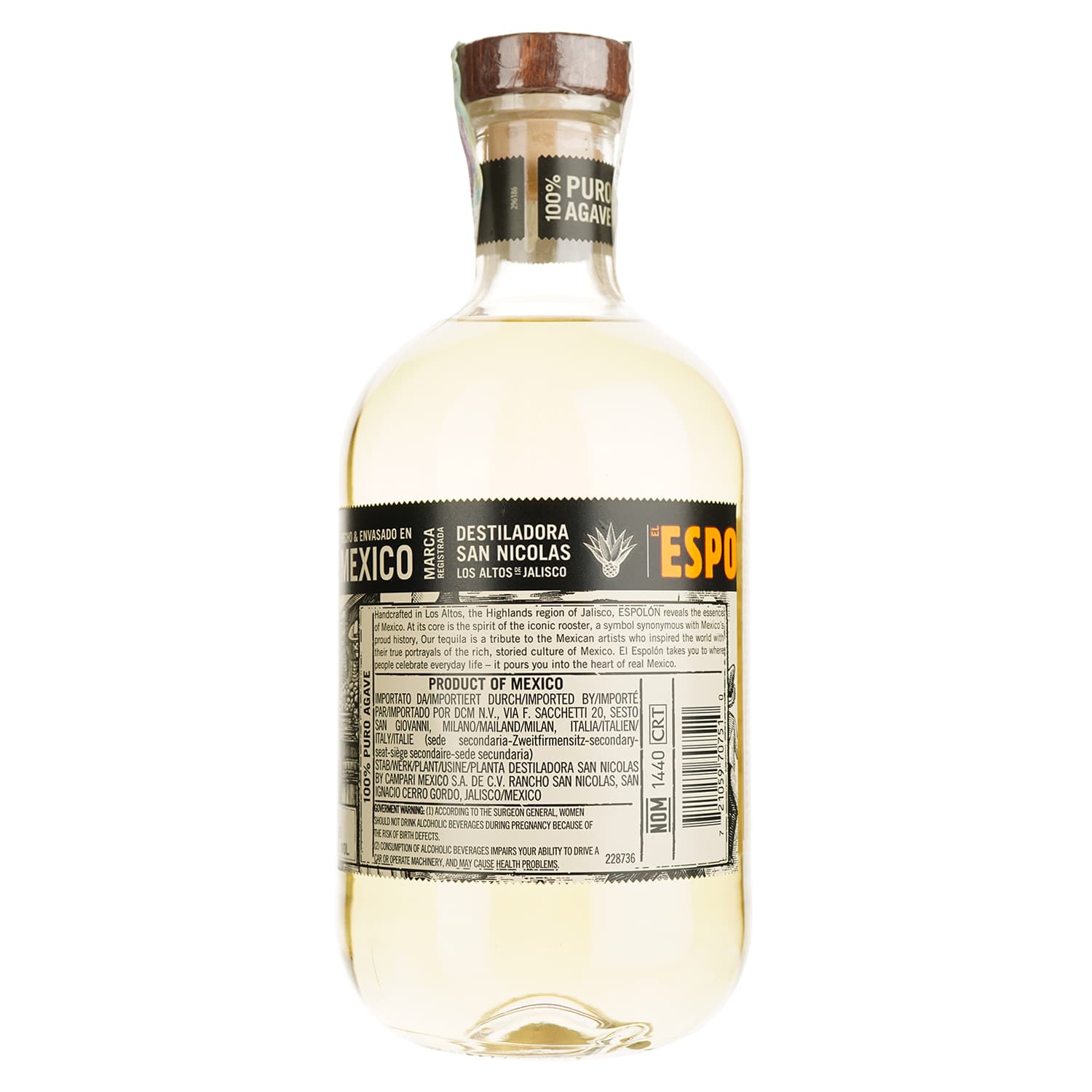 Текіла Espolon Reposado 100% Agave 40% 1.5 л (2 шт. х 0.75 л) - зображення 3
