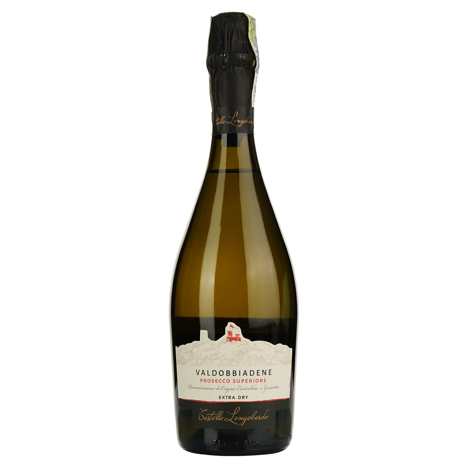 Вино ігристе Castello Longobardo Prosecco Valdobbiadene Superiore Spumante Extra Dry 11% біле сухе 0.75 л - зображення 2