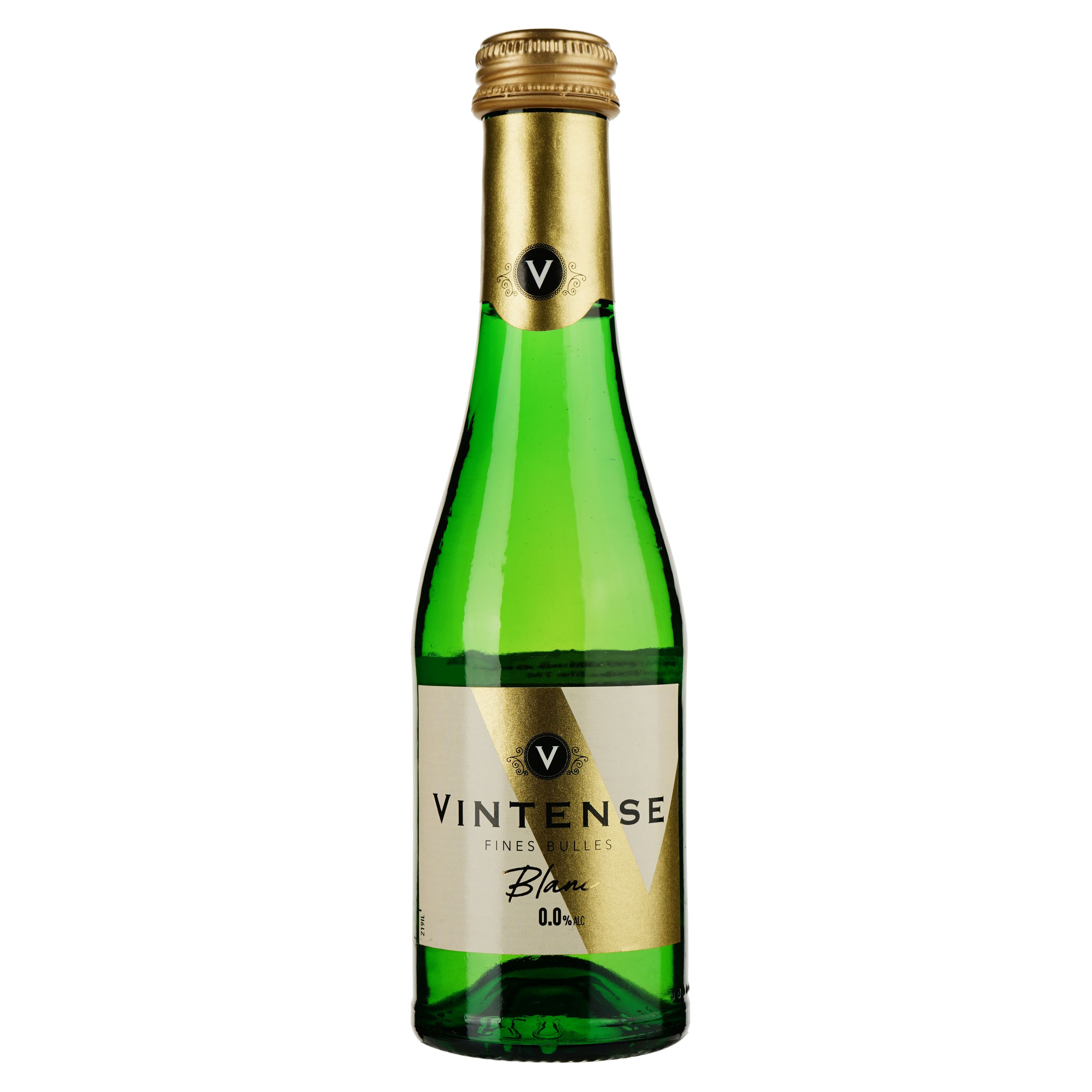 Вино ігристе Vintense Fines Bulles Blanc безалкогольне, 0,2 л, 0% (654447) - зображення 1
