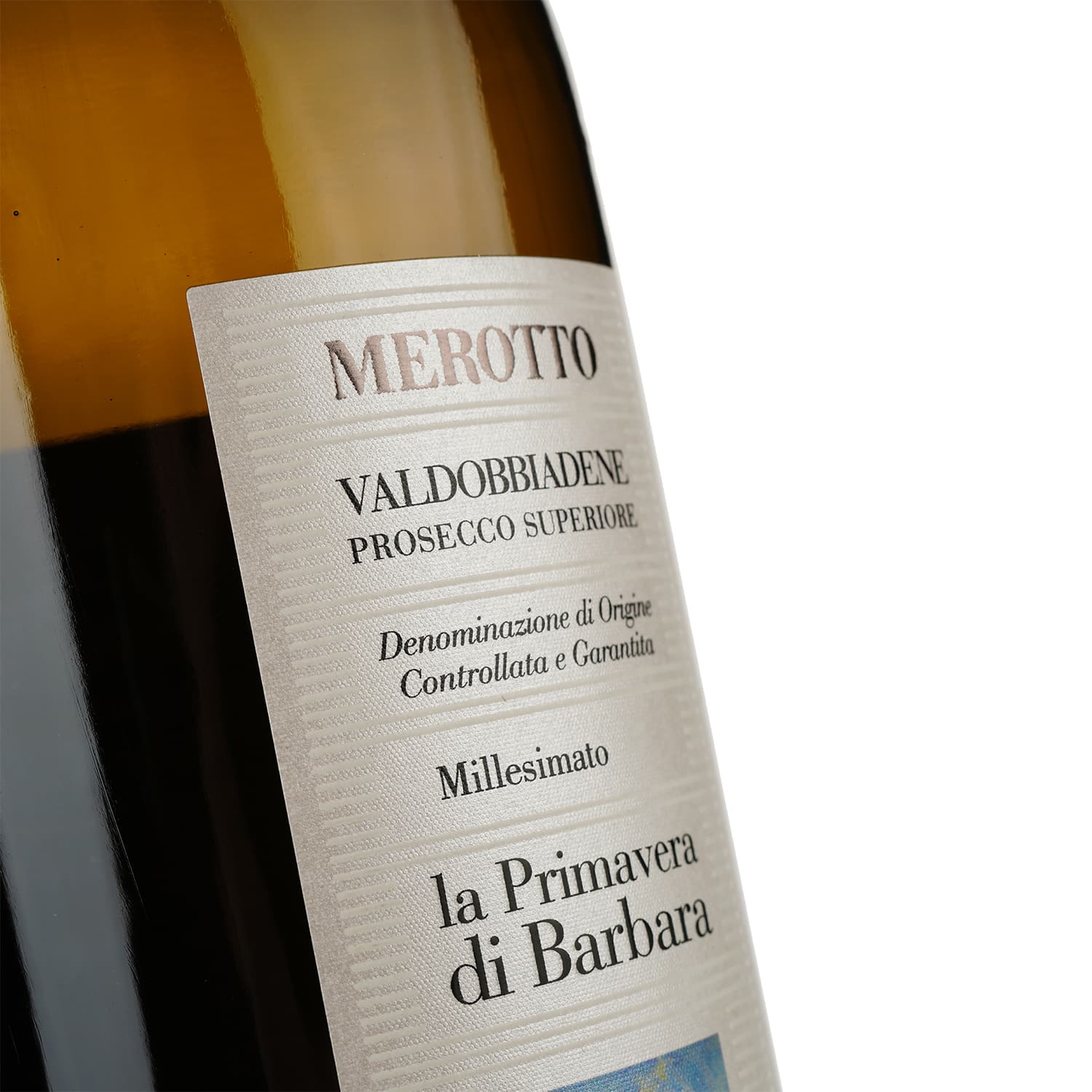 Вино ігристе Merotto La Primavera Di Barbara Millesimato Valdobbiadene Prosecco Superiore Dry, біле, сухе, 0,75 л - зображення 3