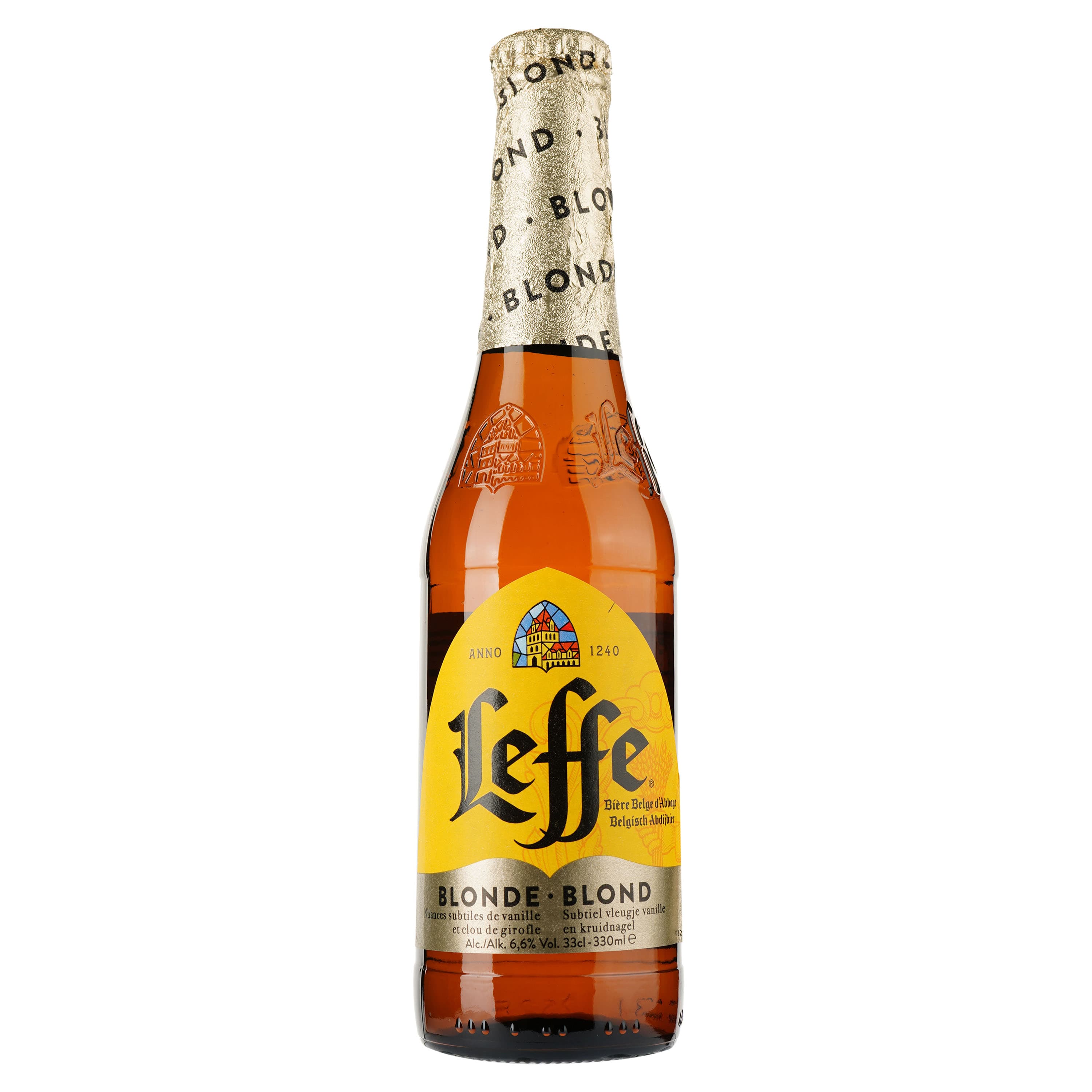 Упаковка пива Leffe Blonde світле 6.6% 7.92 л (0.33 л х 24 шт.) - зображення 2