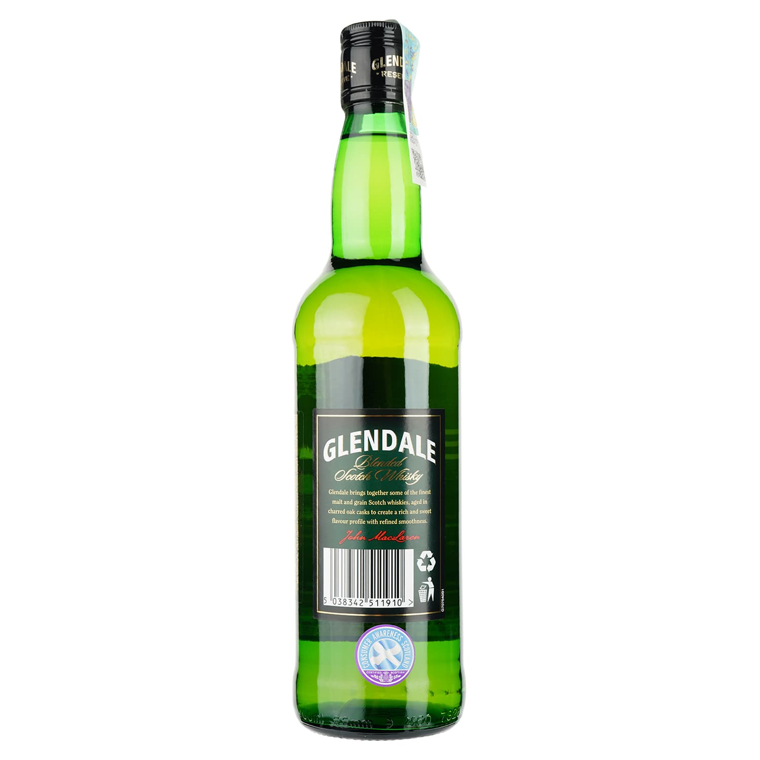 Віскі шотландський Glendale Reserve 3 yo Blended, 40%, 0,7 л - зображення 2