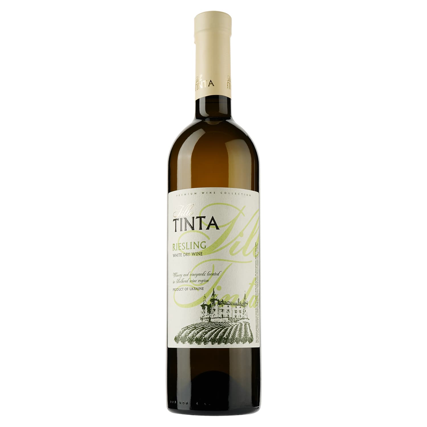 Вино Villa Tinta Riesling, біле, сухе, 11-12%, 0,75 л (8000018914814) - зображення 1