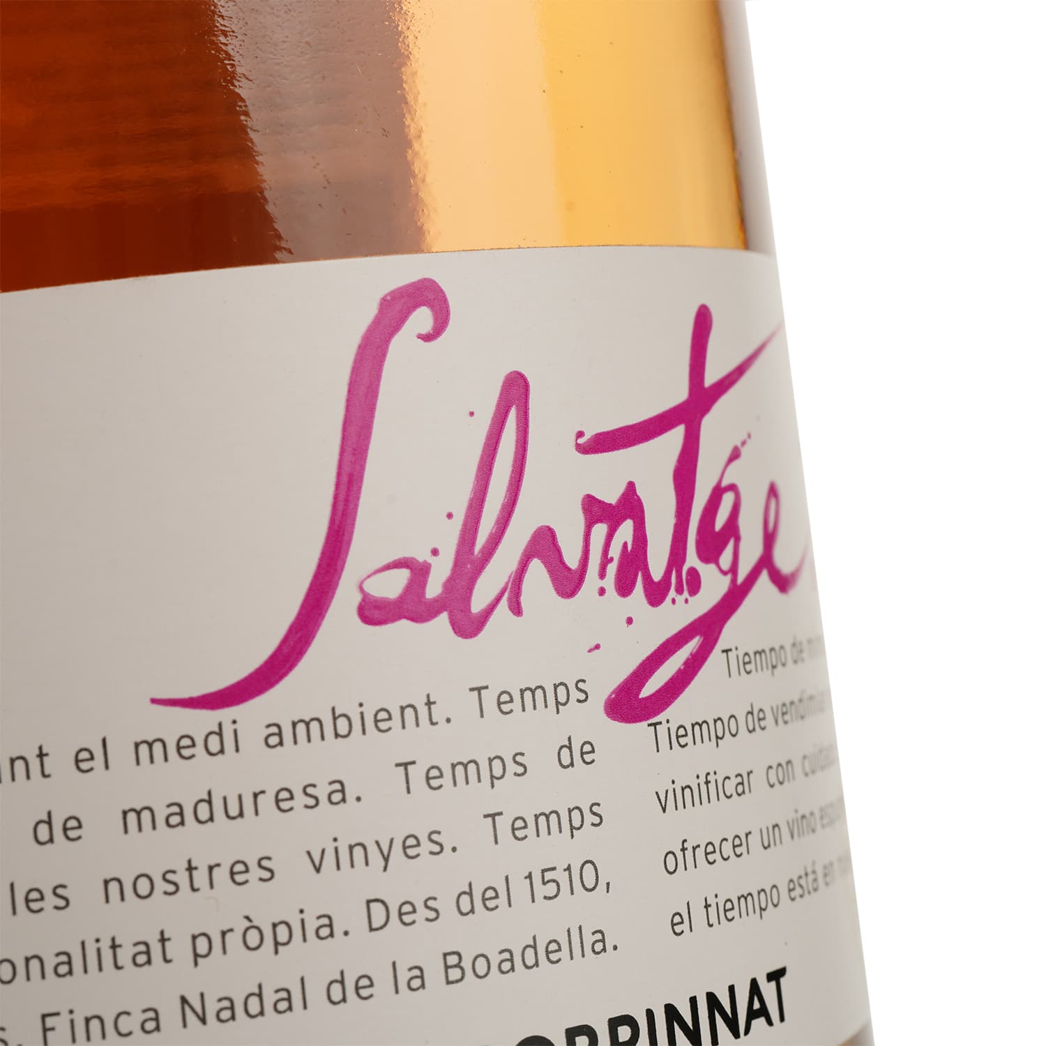 Вино ігристе Nadal Salvatge Brut Rose, рожеве, брют, 12,5%, 0,75 л - зображення 3