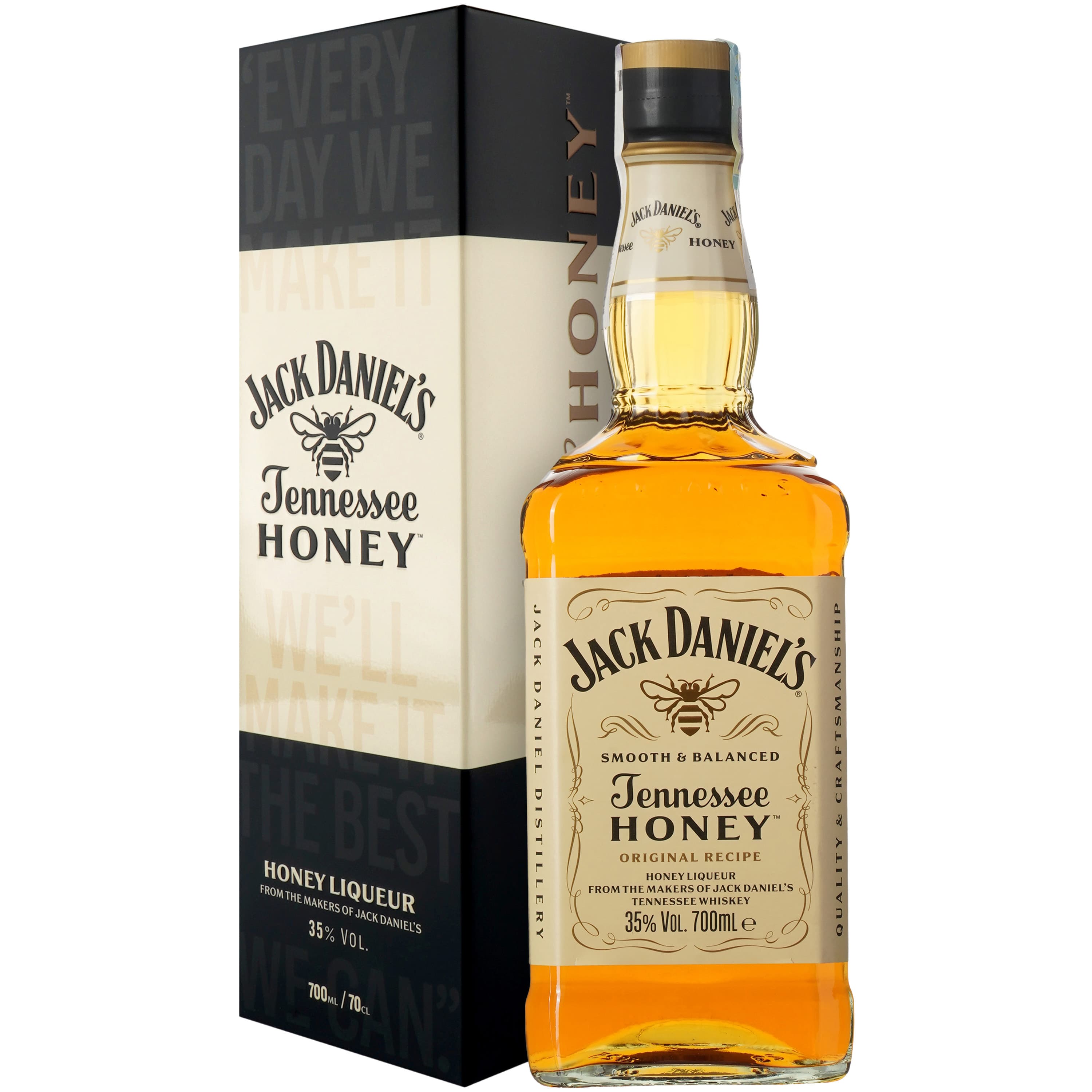 Лікер Jack Daniel's Honey 35% 0.7 л у подарунковій упаковці - зображення 1