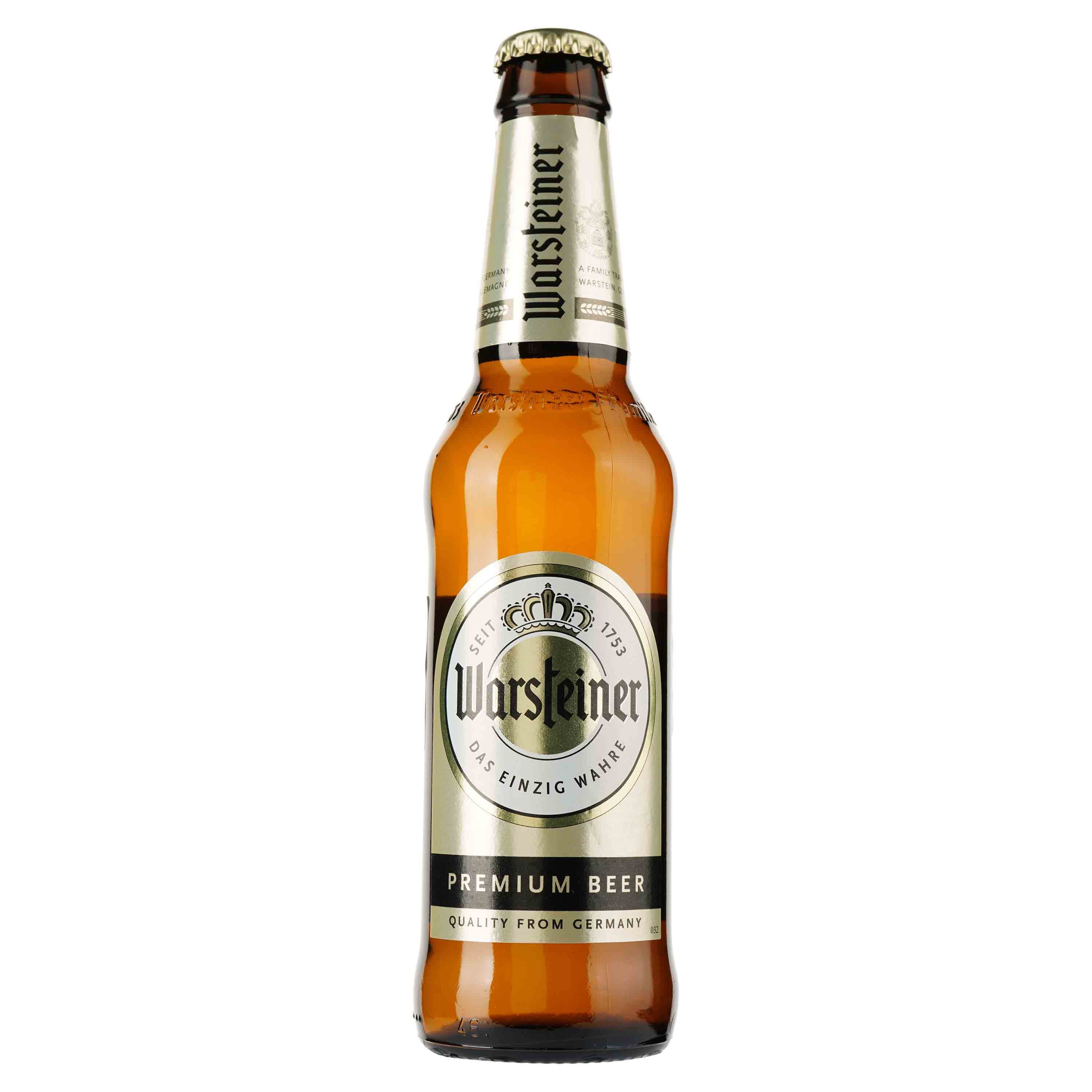 Пиво Warsteiner, світле, 4,8%, 0,33 л (3857) - зображення 1