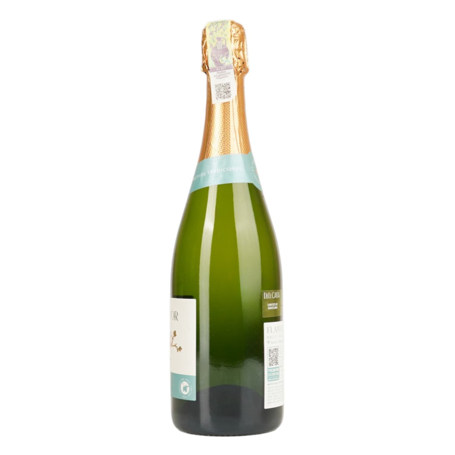 Вино ігристе Flama d'Or Cava Brut Organic біле 11.5% 0.75 л - зображення 4