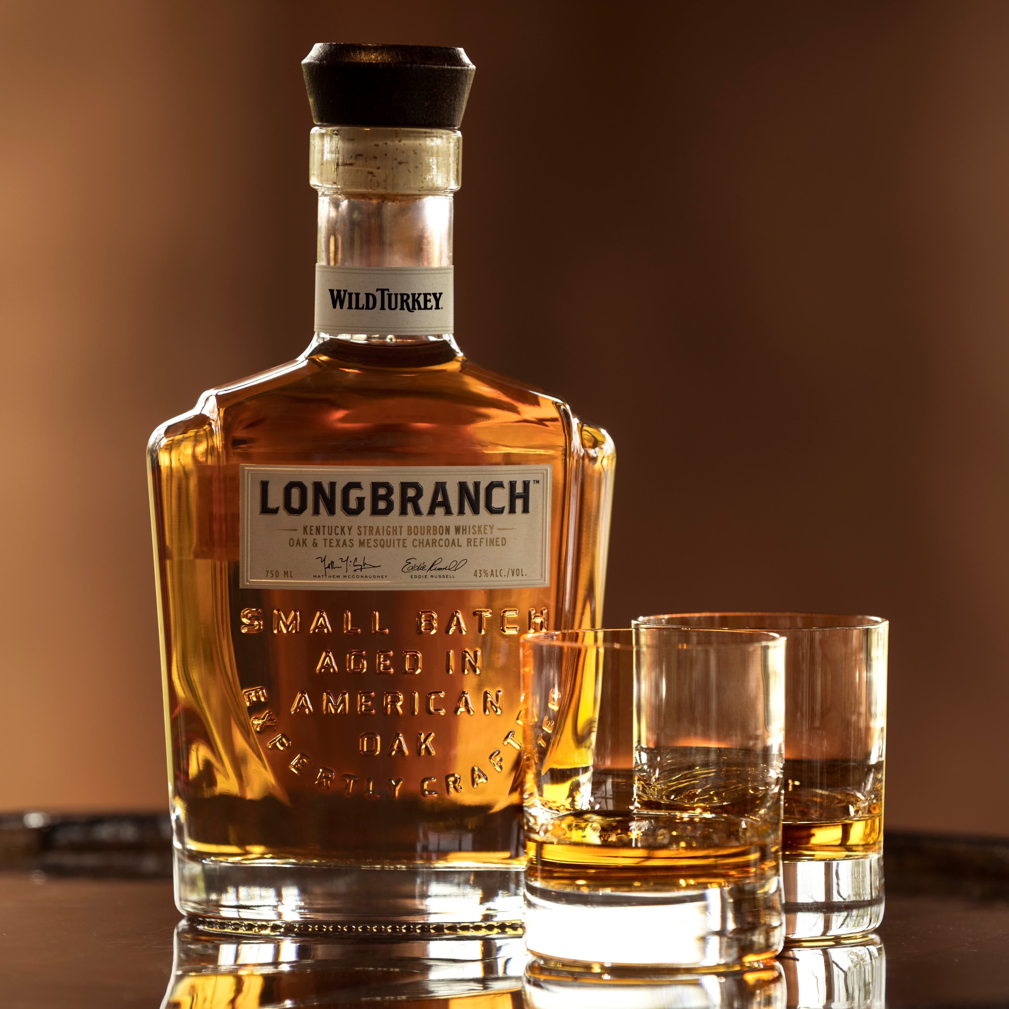 Віскі Wild Turkey Longbranch Kentucky Straight Bourbon Whiskey 43% 0.7 л - зображення 3