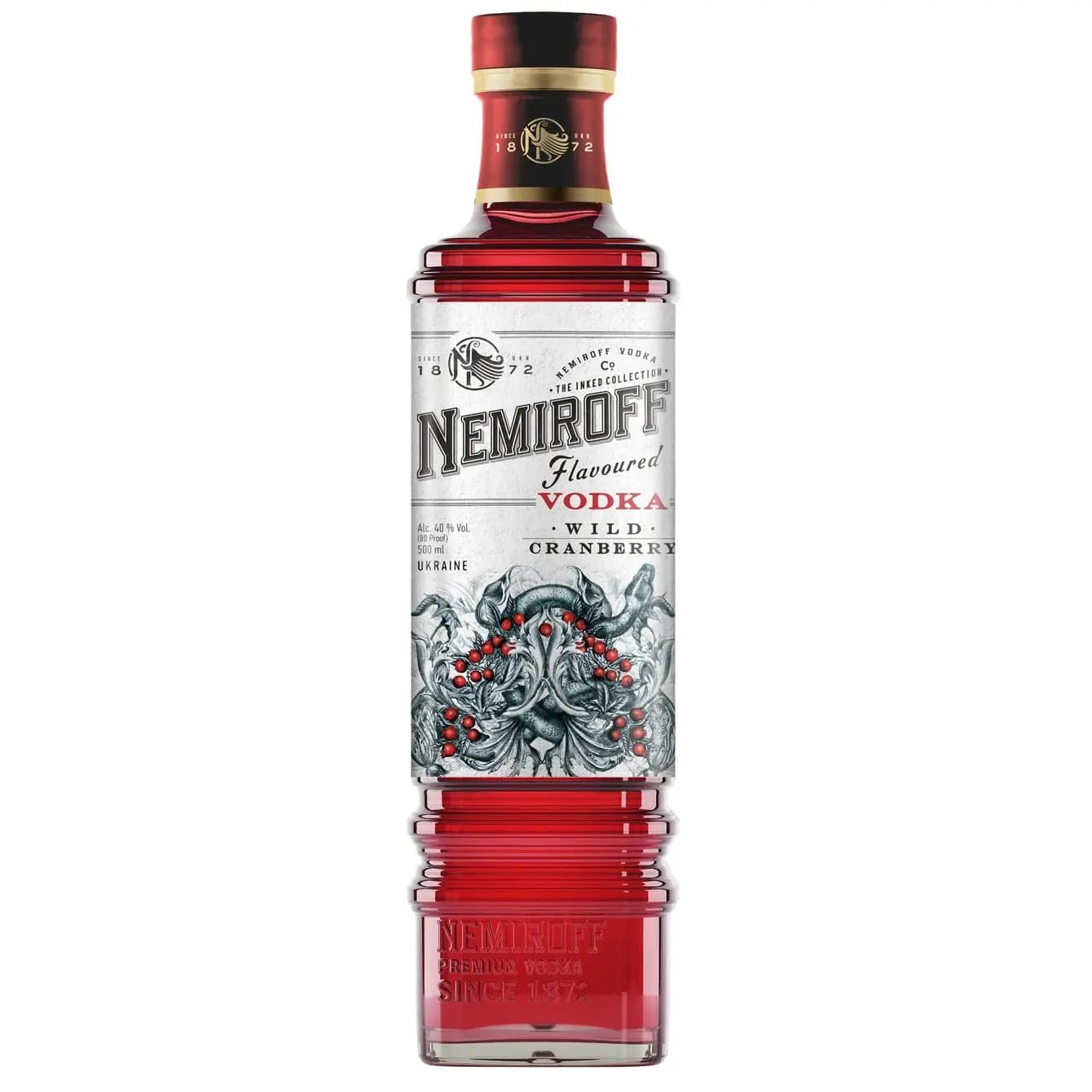 Настоянка Nemiroff Wild Cranberry 40% 0.5 л - зображення 1