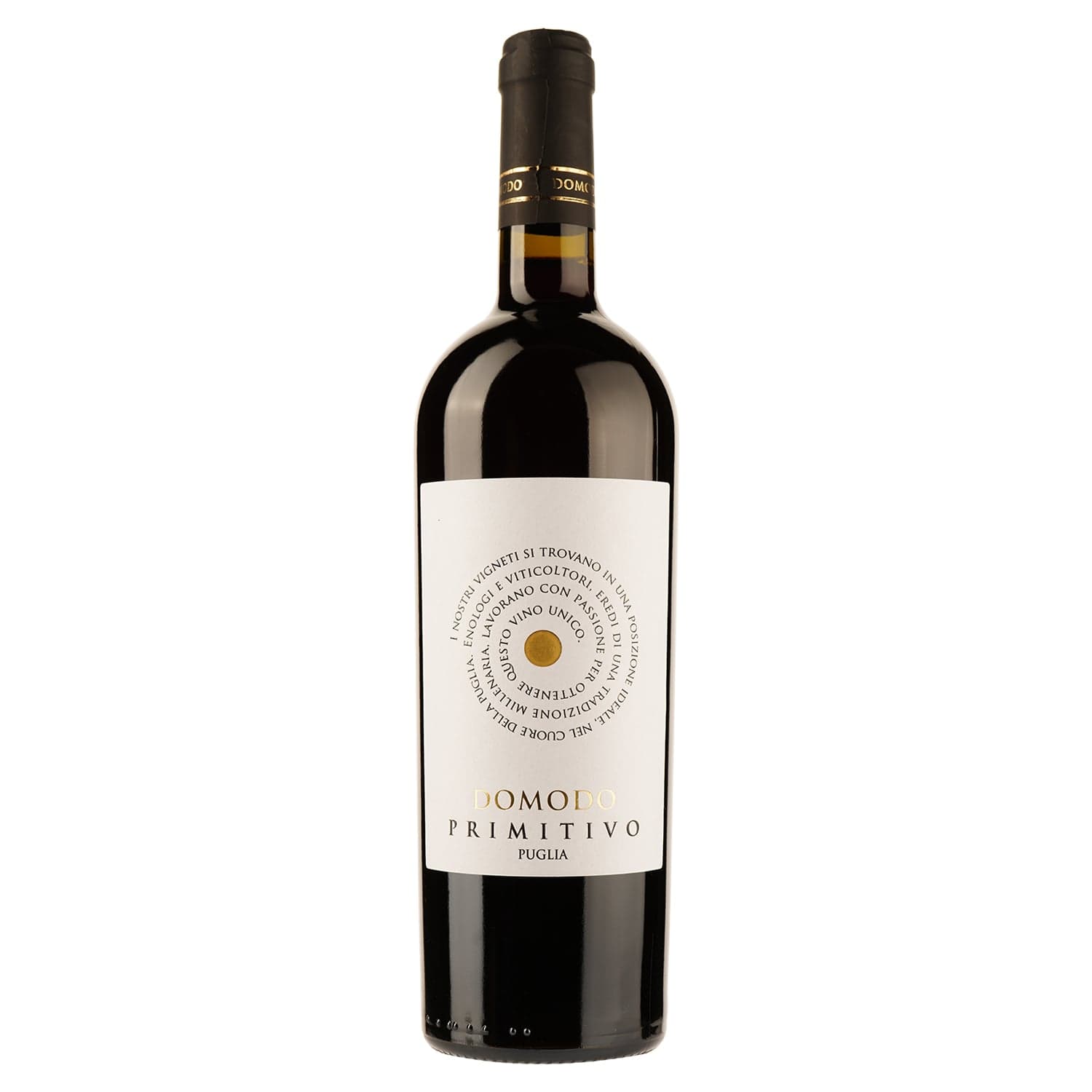 Вино Domodo Primitivo Puglia IGP Puglia, червоне, сухе, 0,75 л - зображення 1